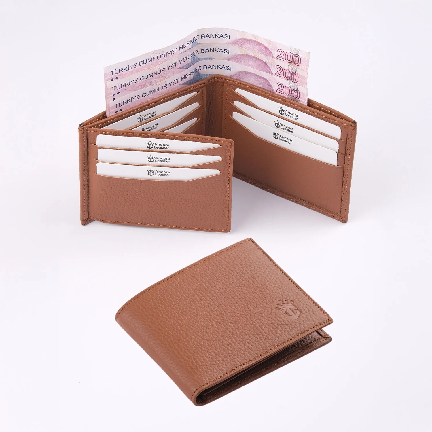 Ancora Leather Hakiki Deri Erkek CÜZDAN-26500-SIYAH
