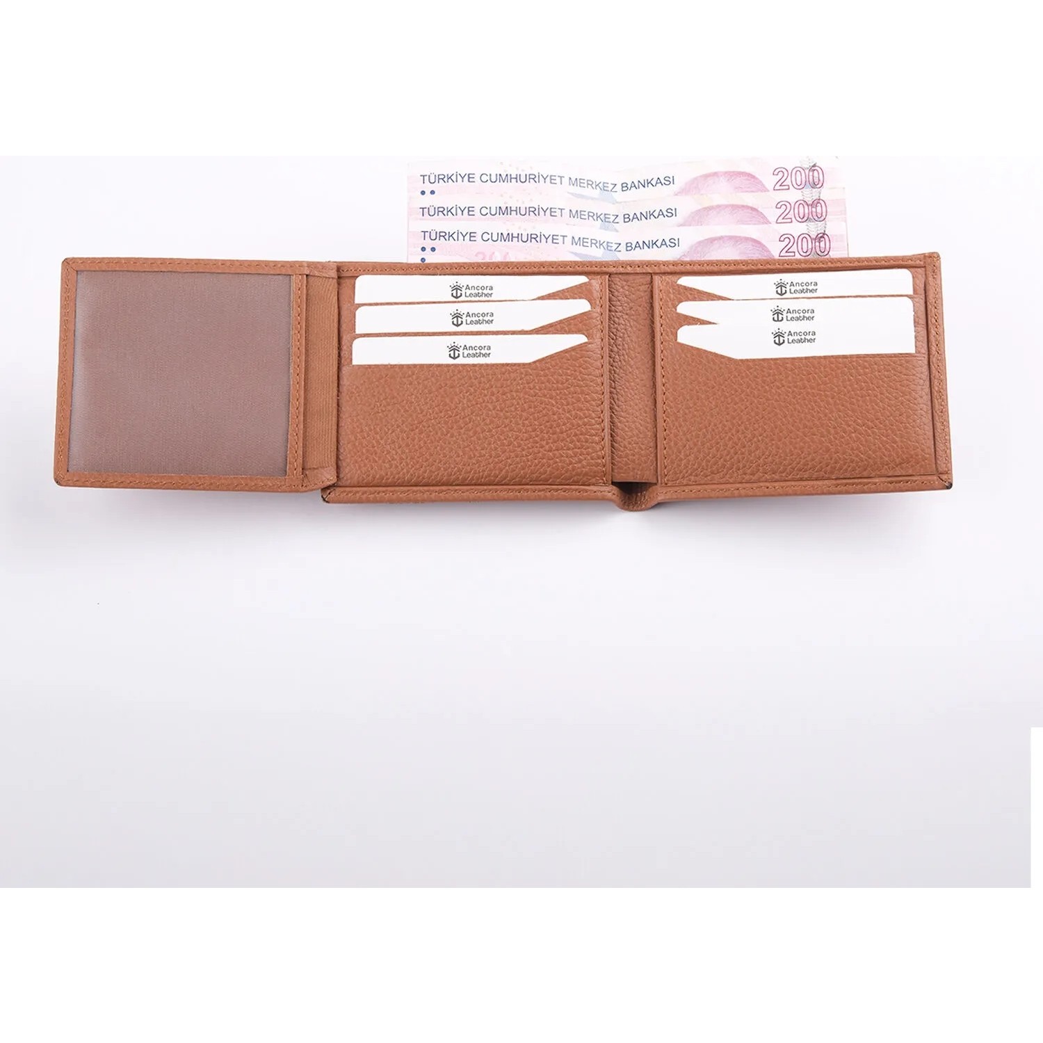 Ancora Leather Hakiki Deri Erkek CÜZDAN-26500-SIYAH görsel 6