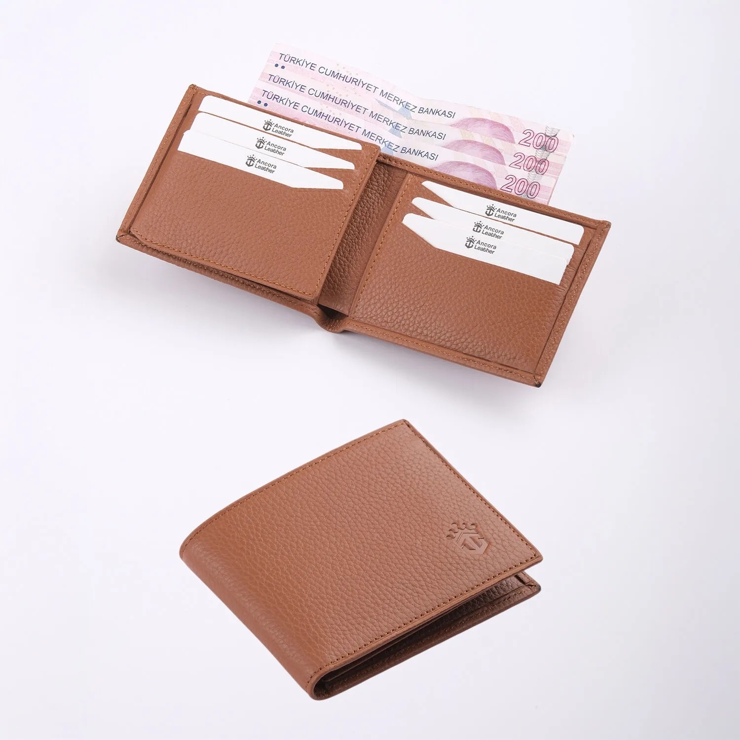 Ancora Leather Hakiki Deri Erkek CÜZDAN-26500-SIYAH görsel 8
