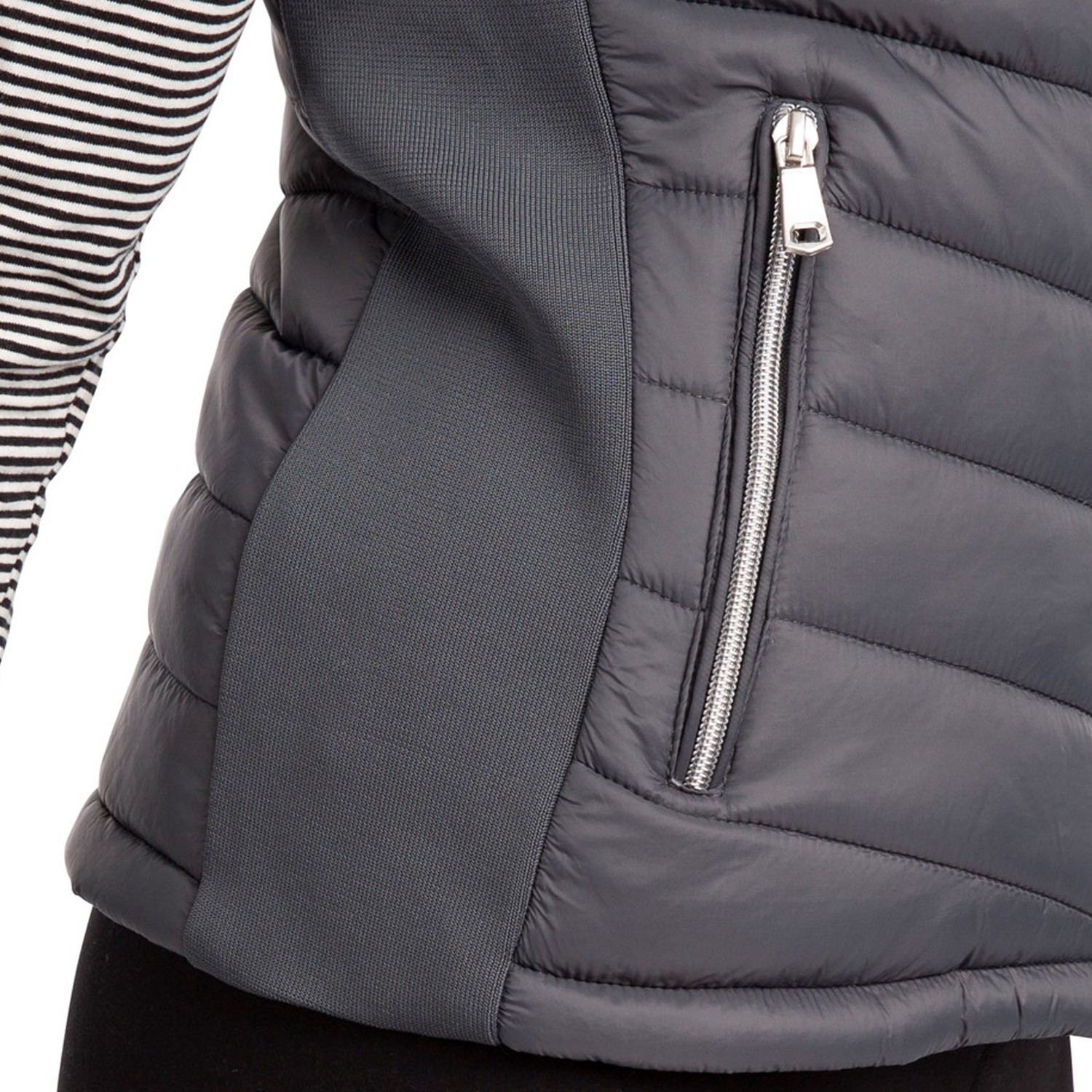 Trespass Elanora - Padded Gilet Kadın Gri Yelek görsel 6