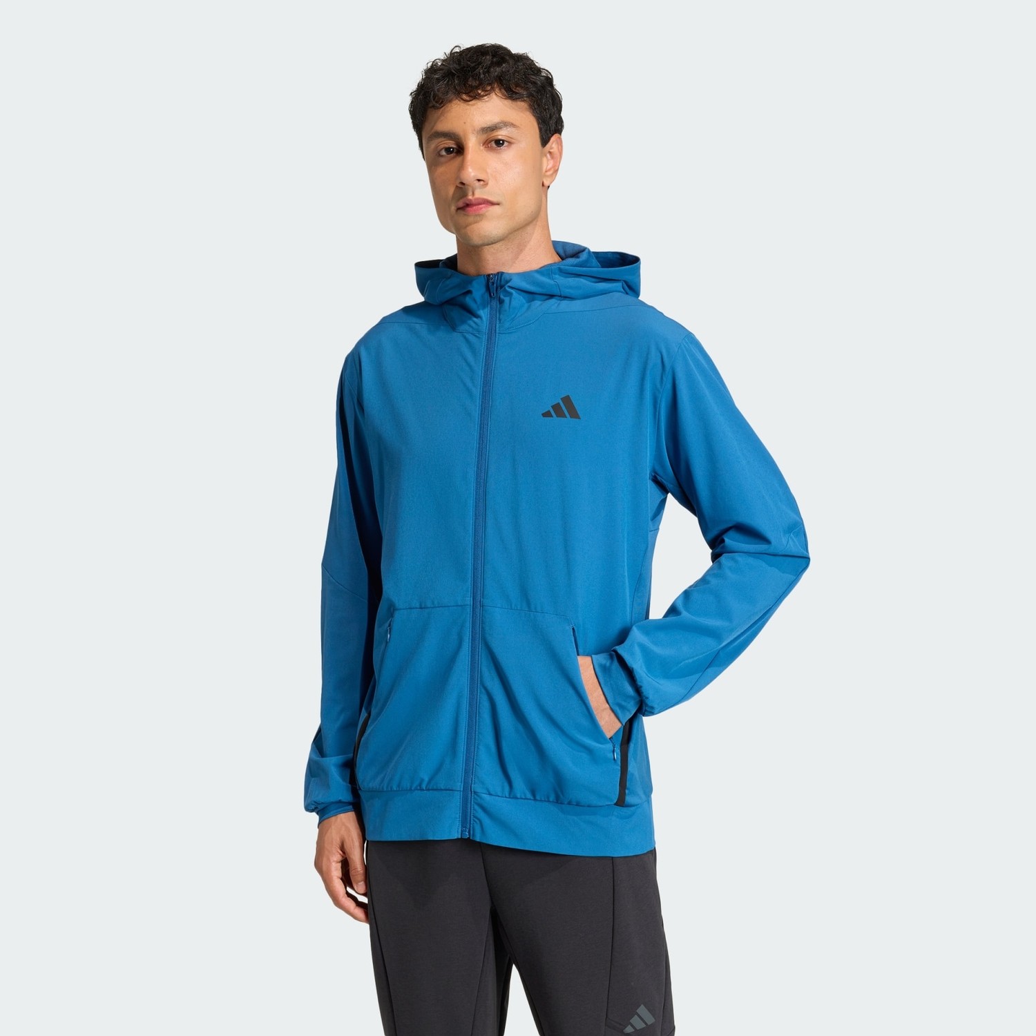 adidas Performance KA4825 D4T WORKOUT FULL-ZIP HOODIE