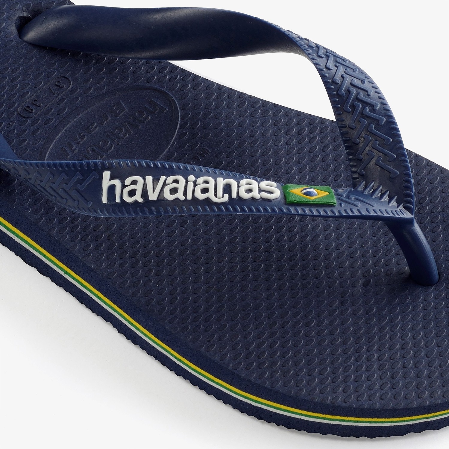 Havaianas Havanias Brasil Logo Lacivert Blue Lacivert Erkek Terlik 4110850-0555 görsel 5