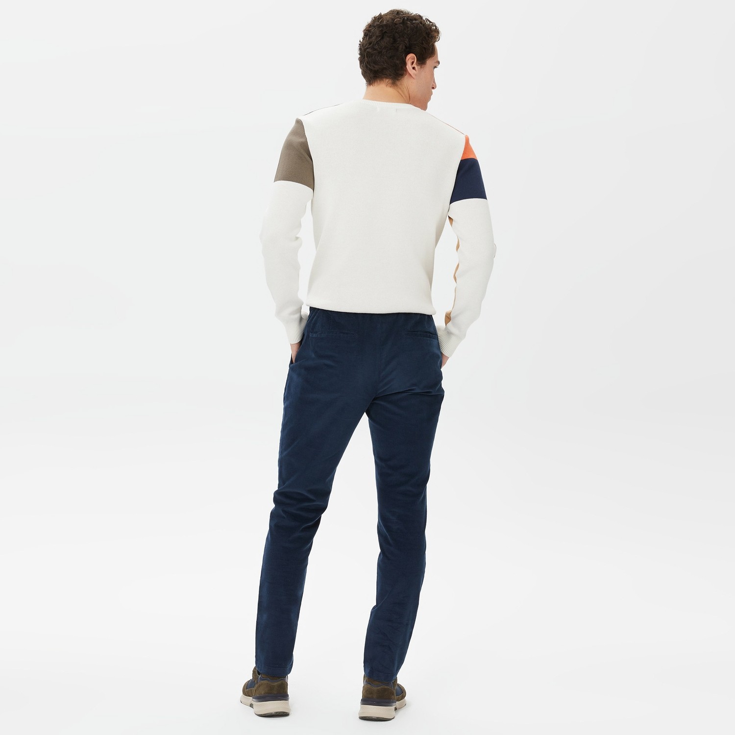 Nautica Erkek Lacivert Kadife Pantolon görsel 2