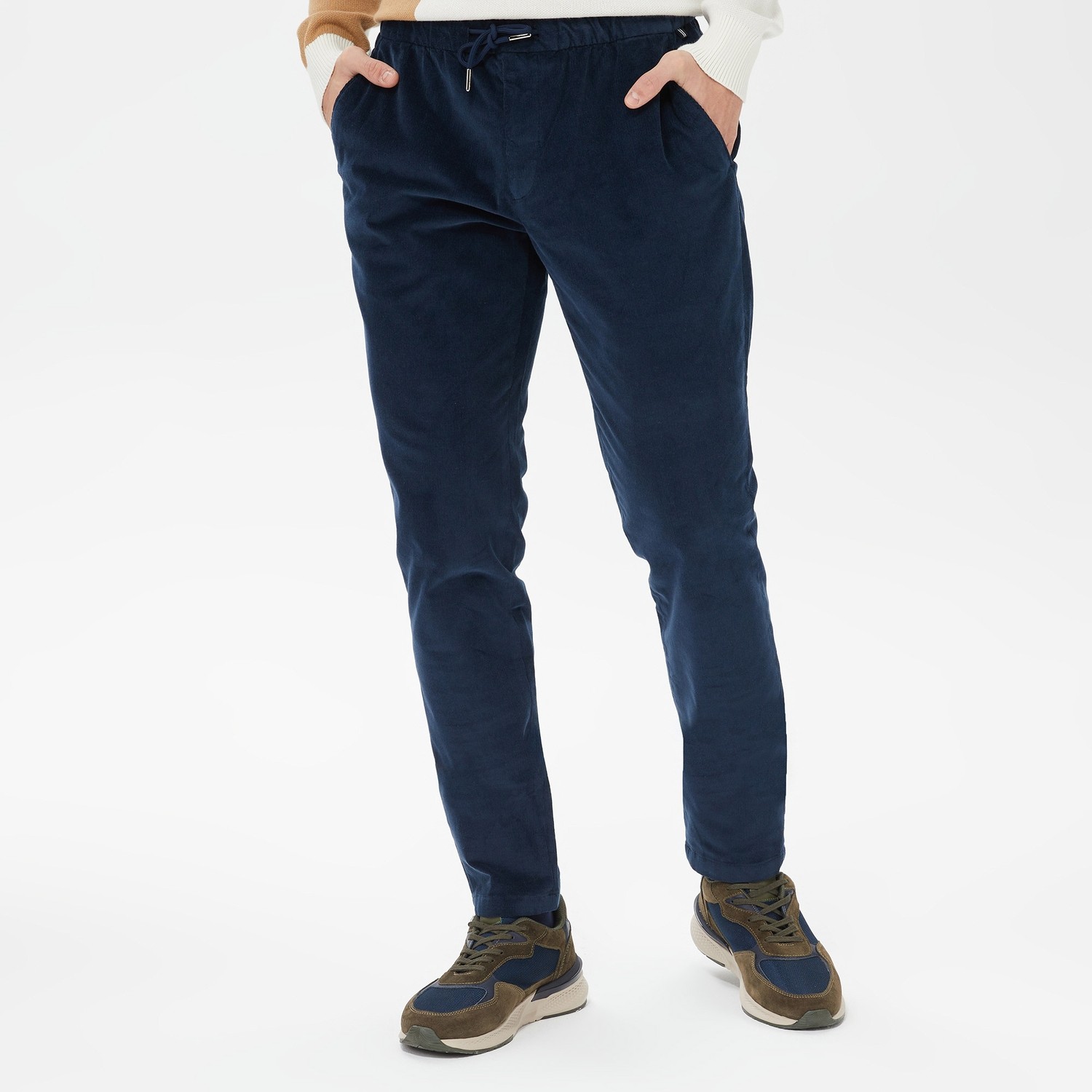 Nautica Erkek Lacivert Kadife Pantolon görsel 3