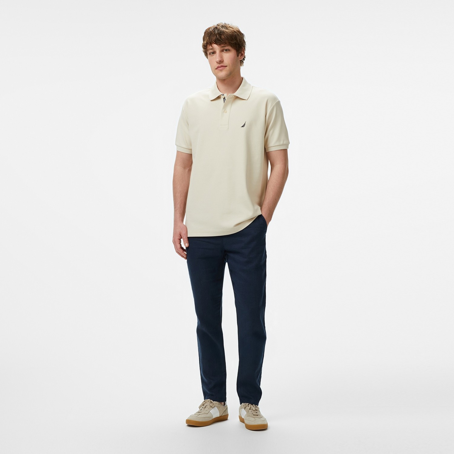 Nautica Erkek Gri Jogger Keten Pantolon