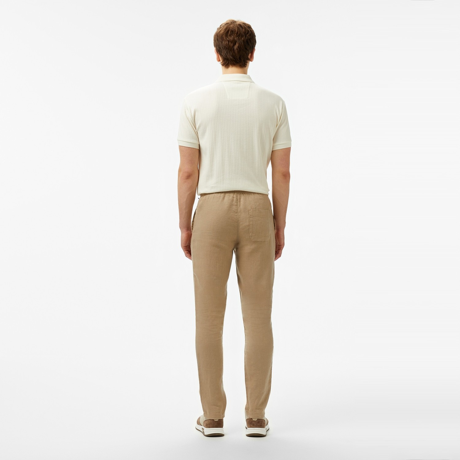 Nautica Erkek Gri Jogger Keten Pantolon görsel 7