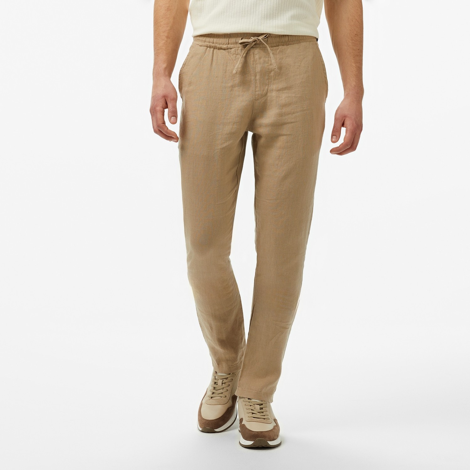 Nautica Erkek Gri Jogger Keten Pantolon görsel 8