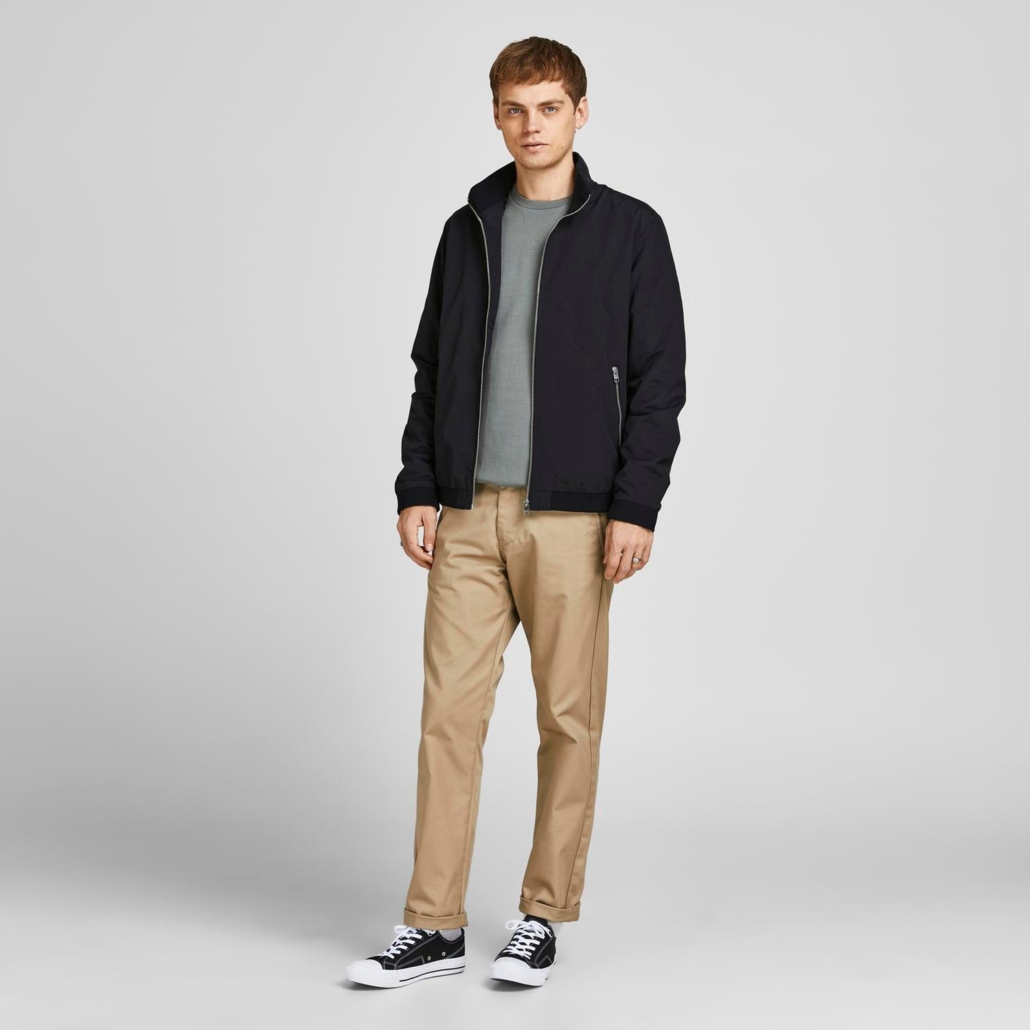 Jack & Jones Erkek Dik Yaka Bomber Ceket - Mash görsel 3