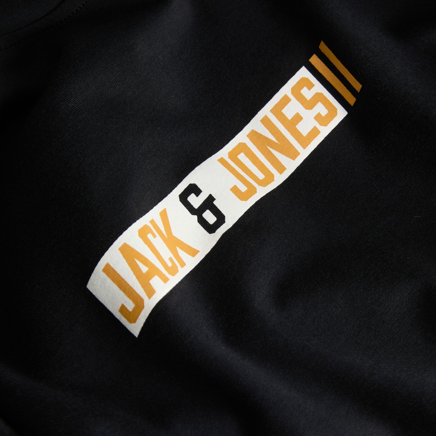 Jack & Jones Erkek Gögüs Baskılı Bisiklet Yaka Tisört Kısa Kol Basic Stil görsel 5