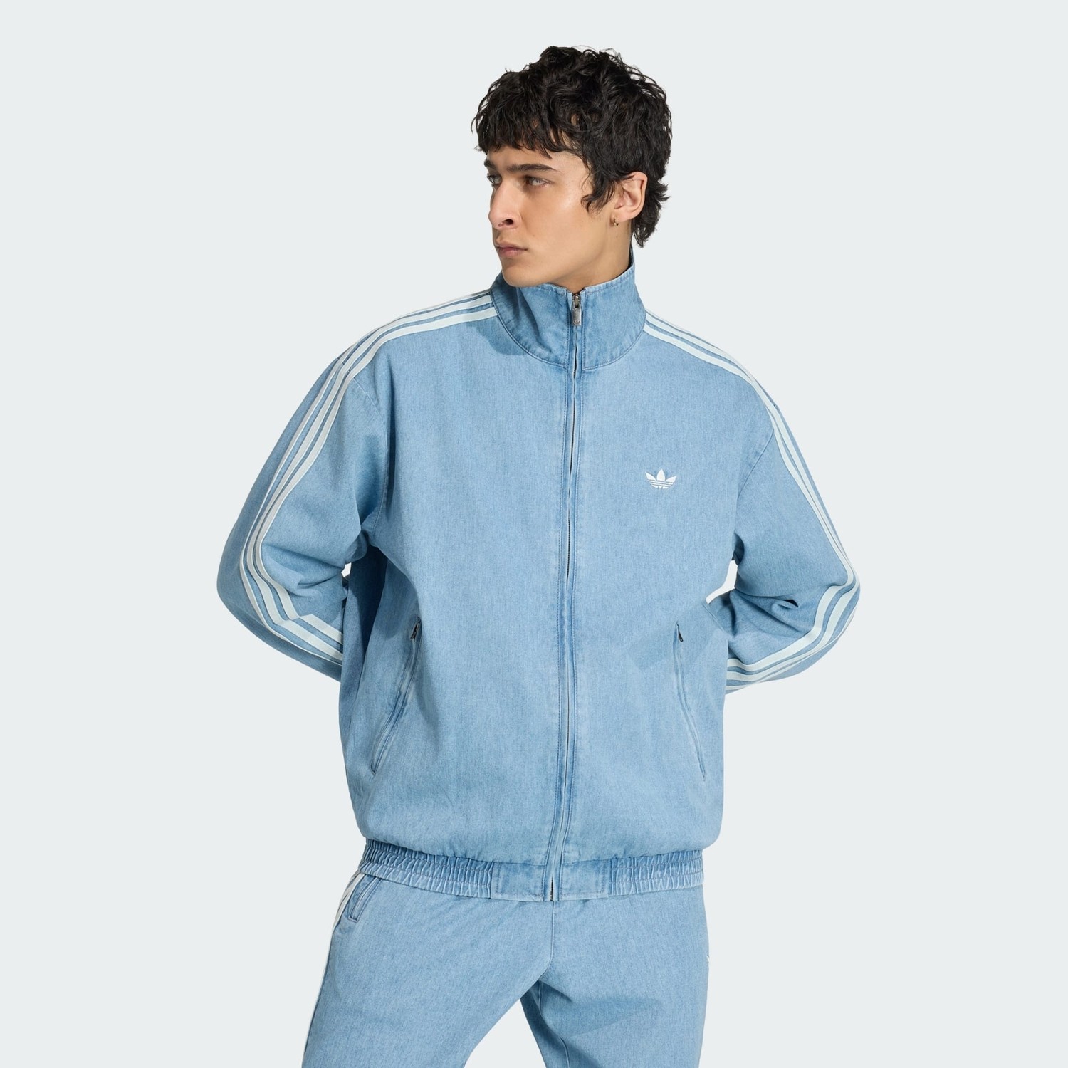adidas KX1196 Denım Fb Jacket Erkek Eşofman Üstü