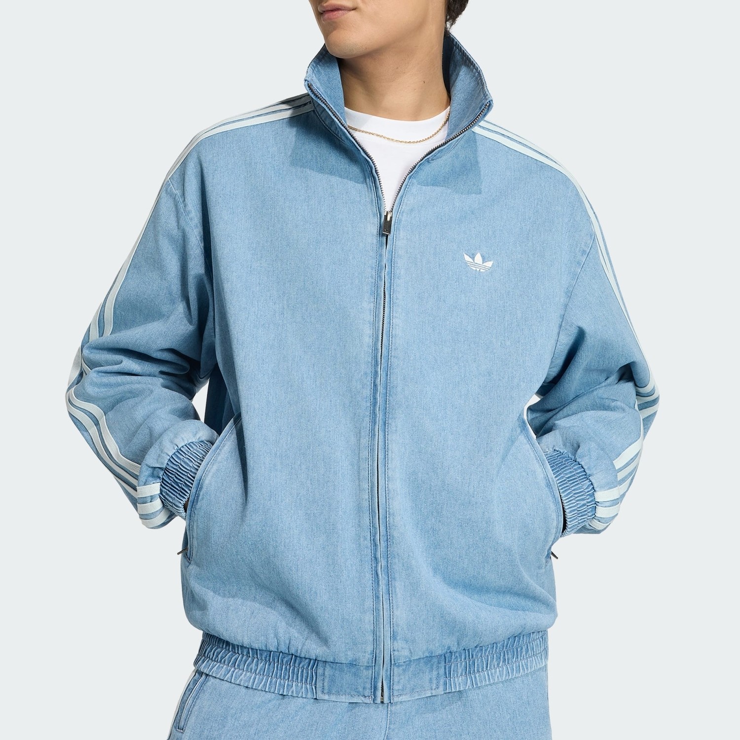 adidas KX1196 Denım Fb Jacket Erkek Eşofman Üstü görsel 6