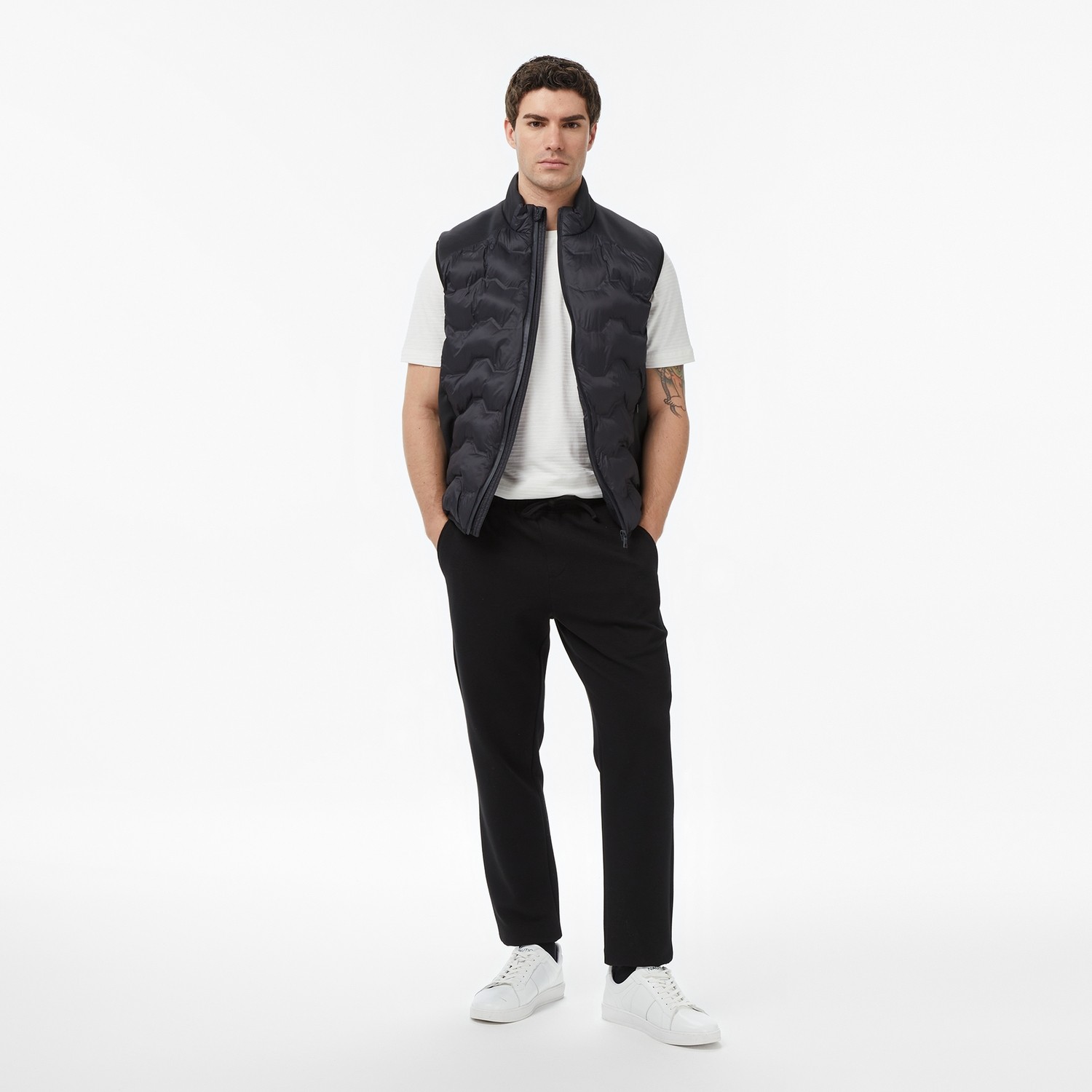 Nautica Erkek Siyah Regular Fit Su Itici Yelek görsel 8