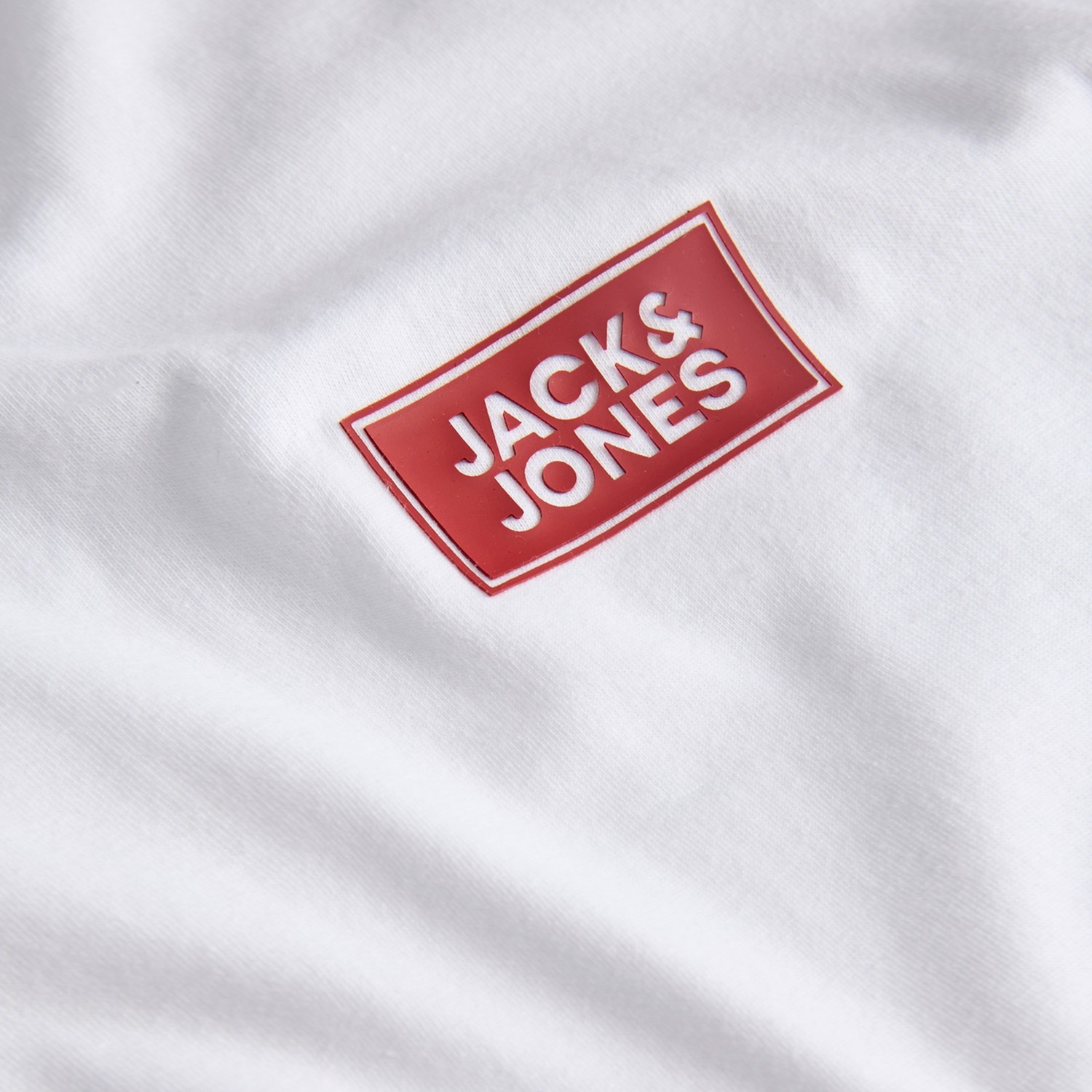Jack & Jones Erkek Logo Detayli Bisiklet Yaka Tisört - Rush
