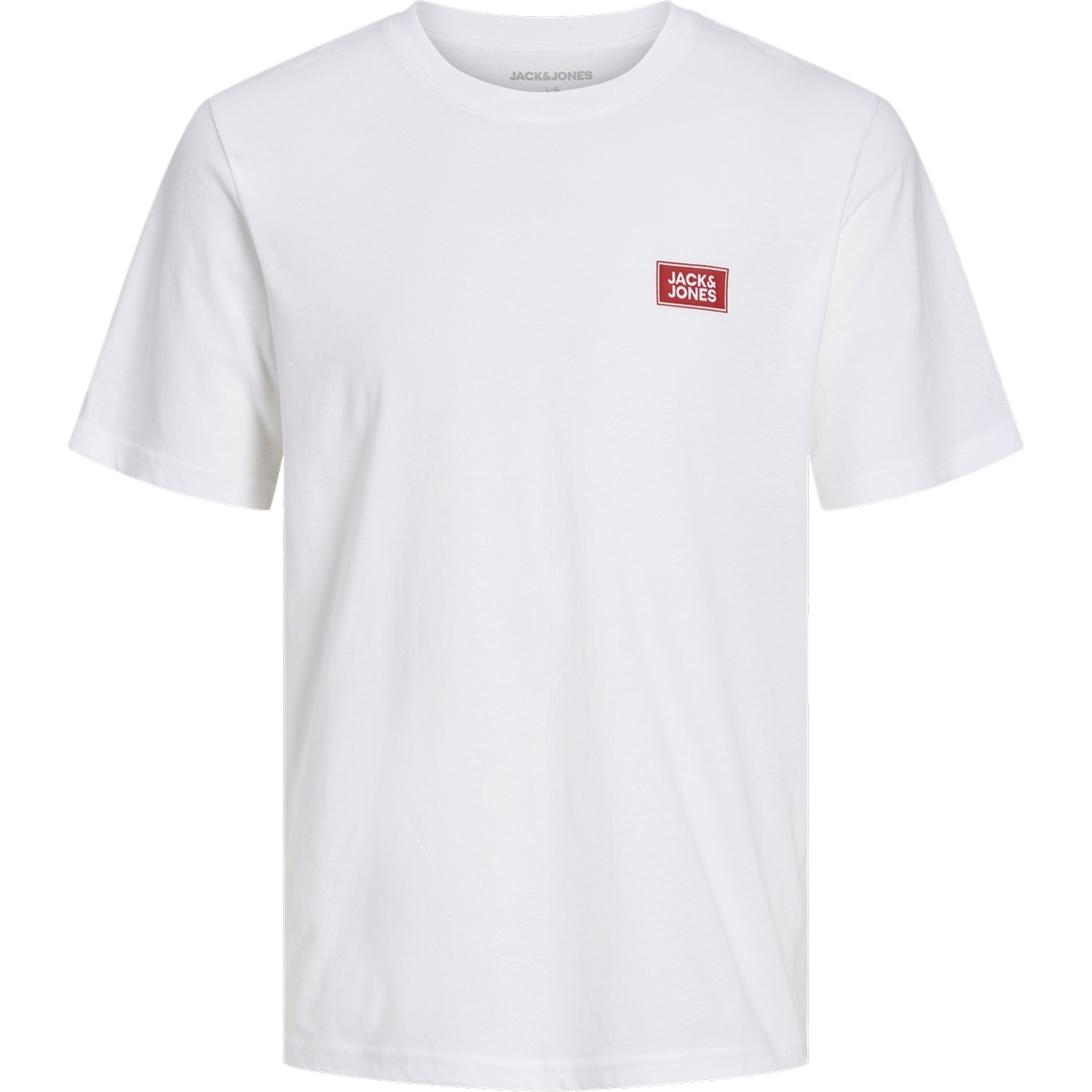 Jack & Jones Erkek Logo Detayli Bisiklet Yaka Tisört - Rush görsel 2