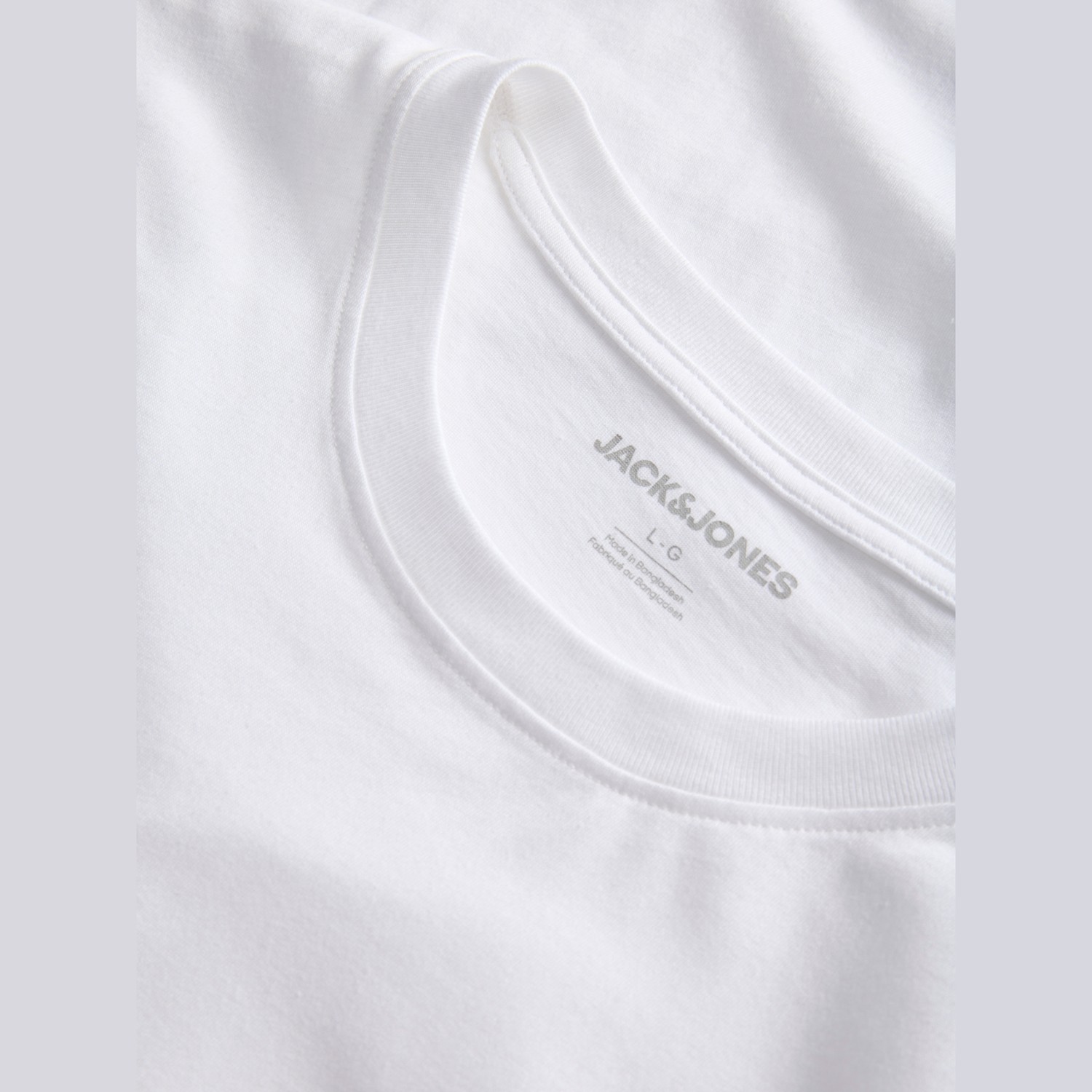 Jack & Jones Erkek Logo Detayli Bisiklet Yaka Tisört - Rush görsel 3