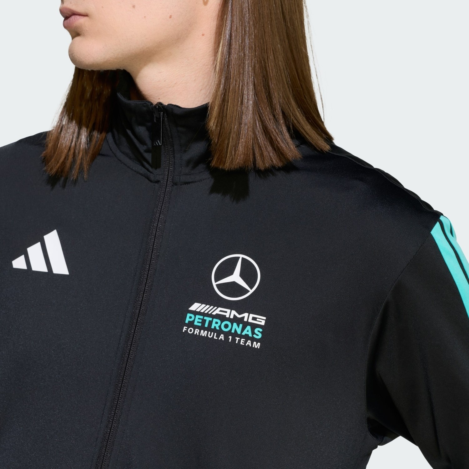 adidas Performance KE8167 Mercedes - Amg Petronas Formula 1 Team Dna Track Top görsel 4