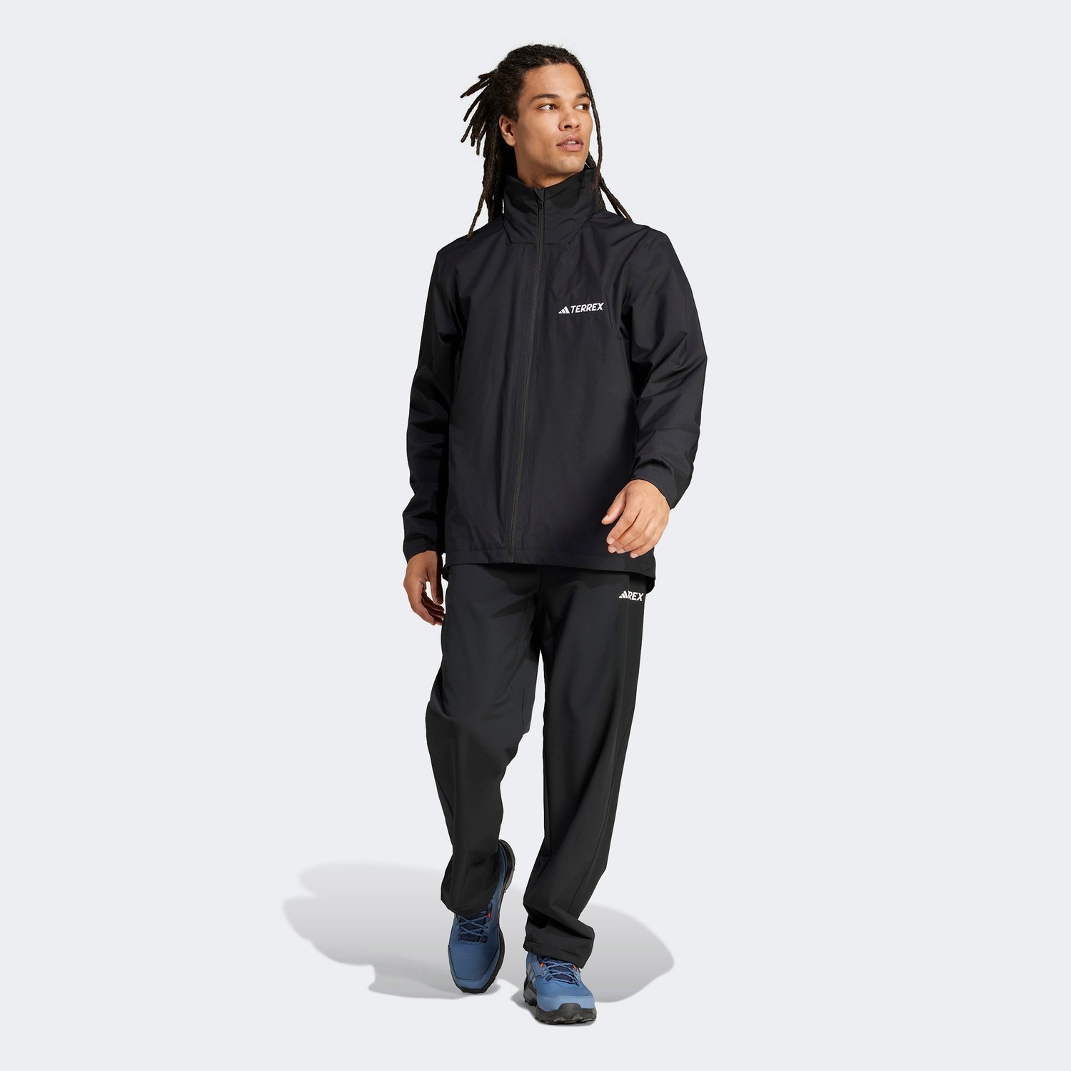 adidas Multi Essentials 2l Erkek Siyah Yağmurluk görsel 4