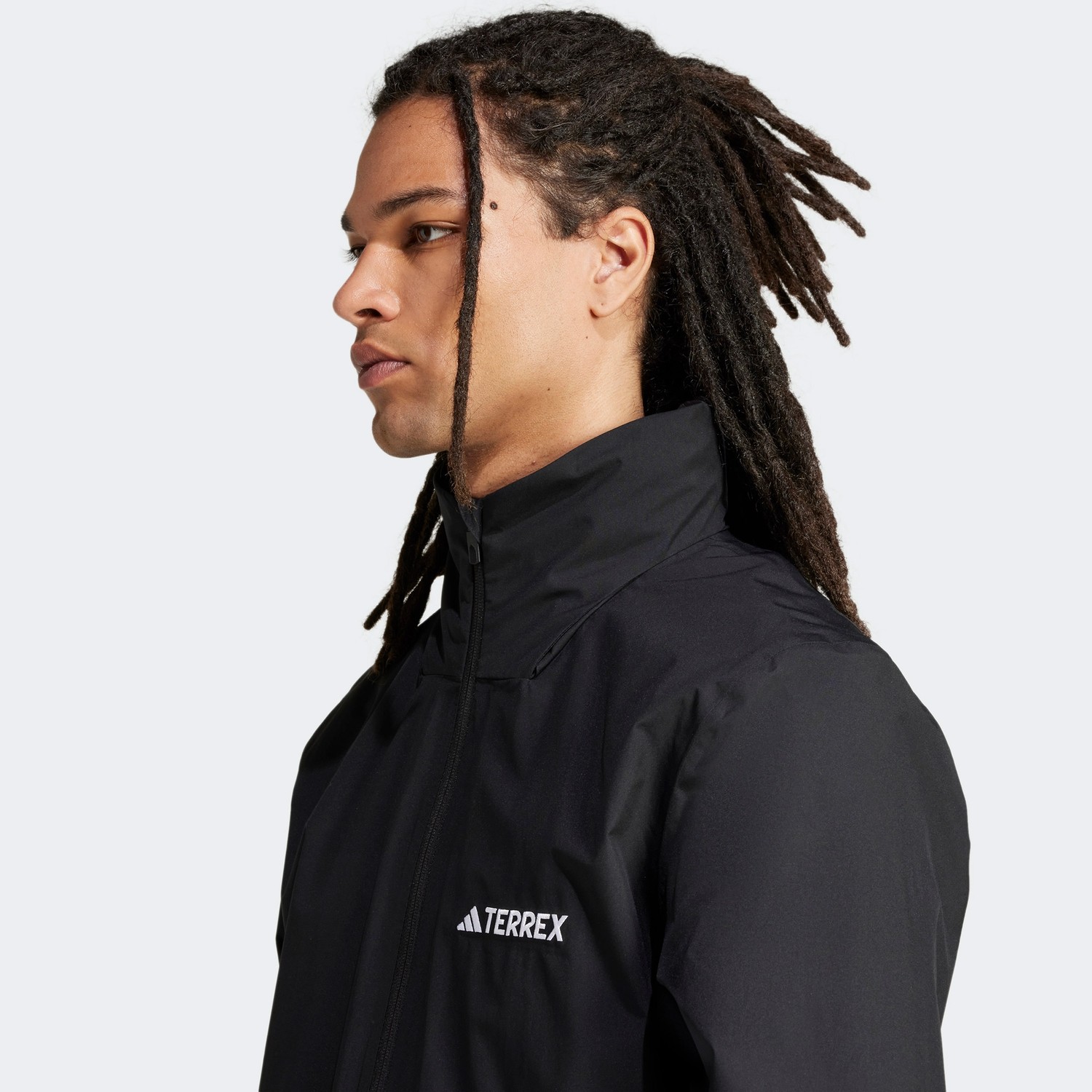 adidas Multi Essentials 2l Erkek Siyah Yağmurluk görsel 5