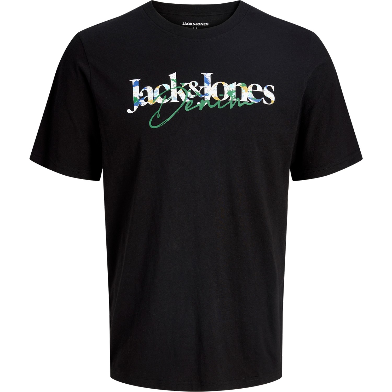 Jack & Jones Erkek Gögüs Baskili Bisiklet Yaka Tisört - Tom görsel 2