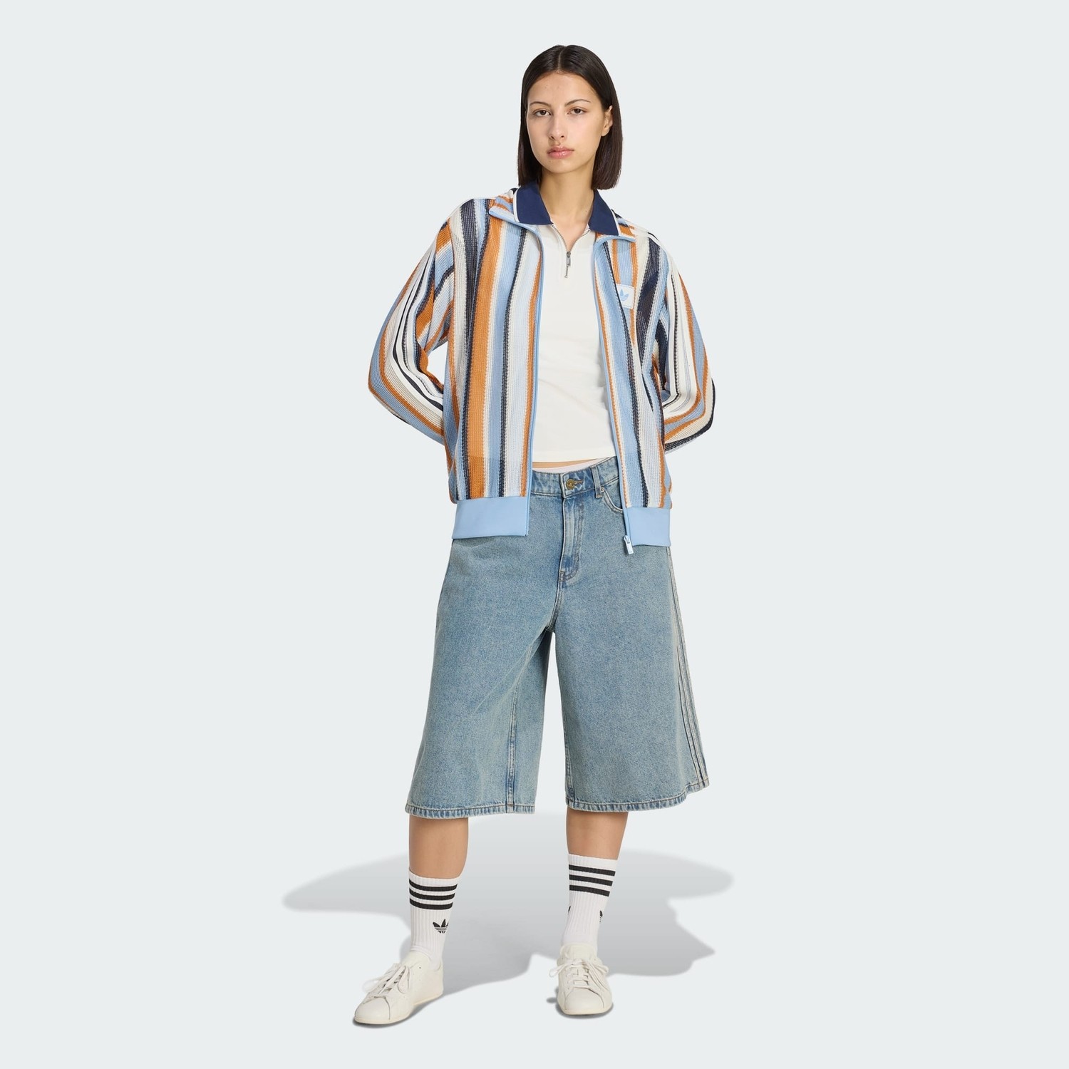 adidas KX9473 Knıt Fb Tt Kadın Eşofman Üstü görsel 3