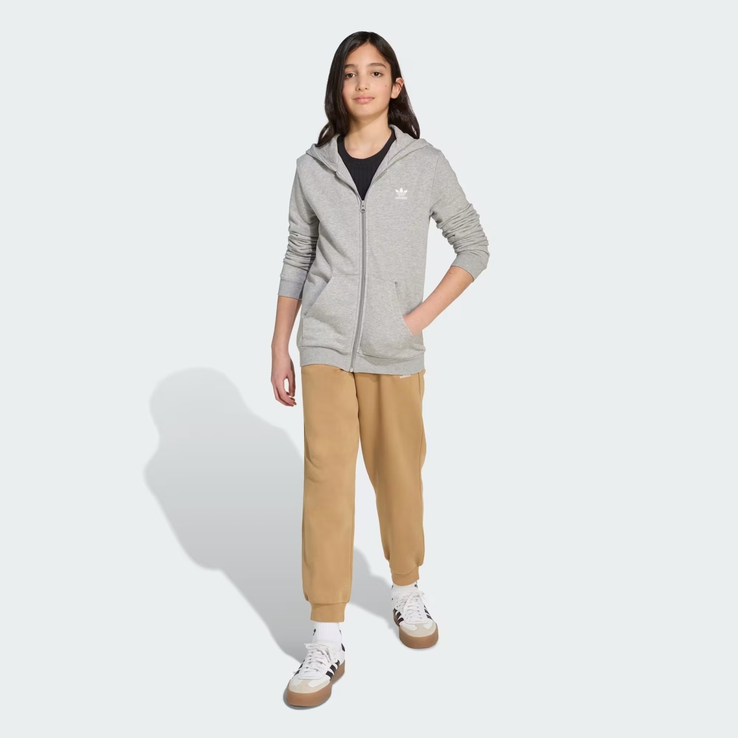 adidas Full-Zip Çocuk Kapüşonlu Üst görsel 3