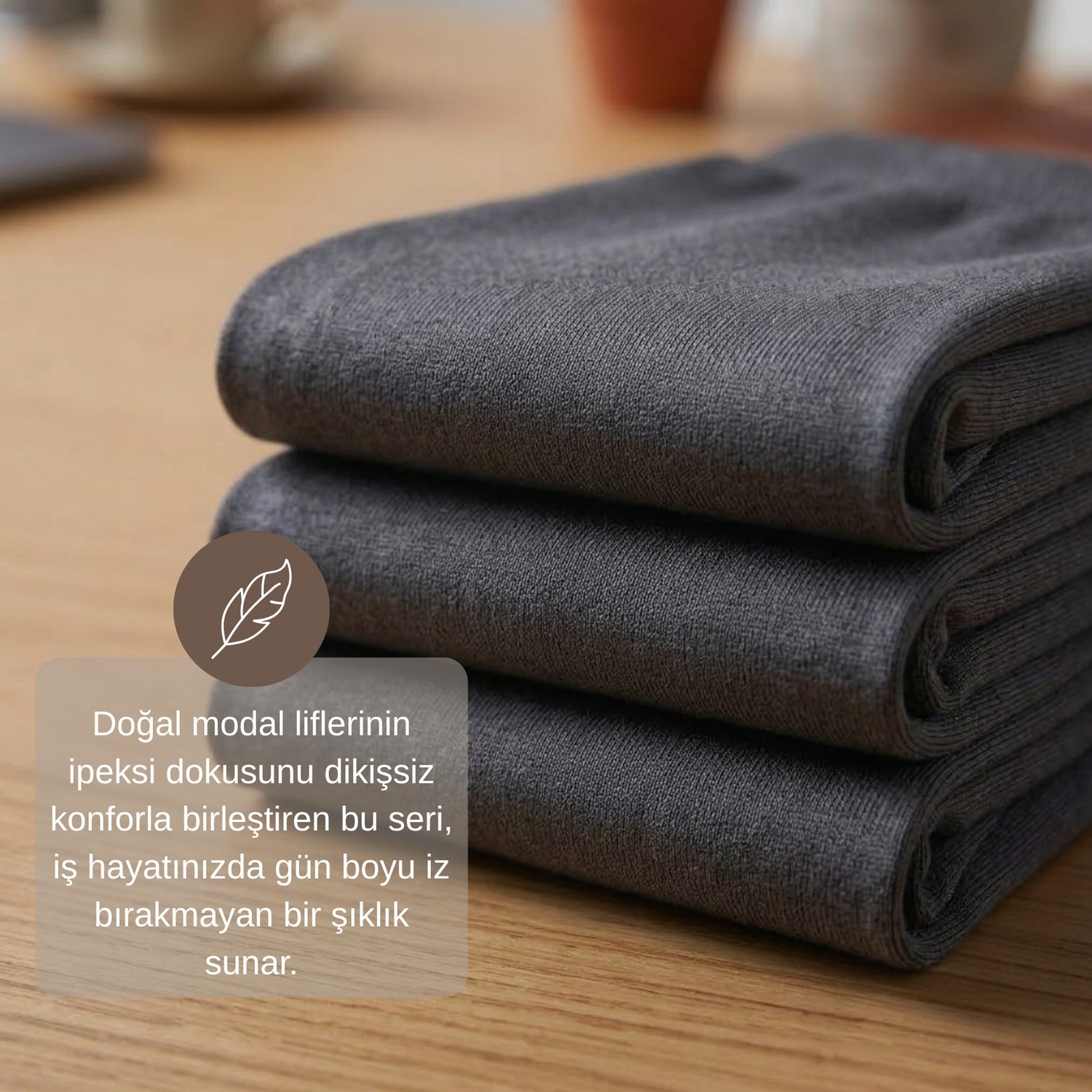 Socketta 3'lü Füme Erkek Business Modal Dikişsiz Takviyeli Ince Yazlık Soket Çorap - Premium görsel 3