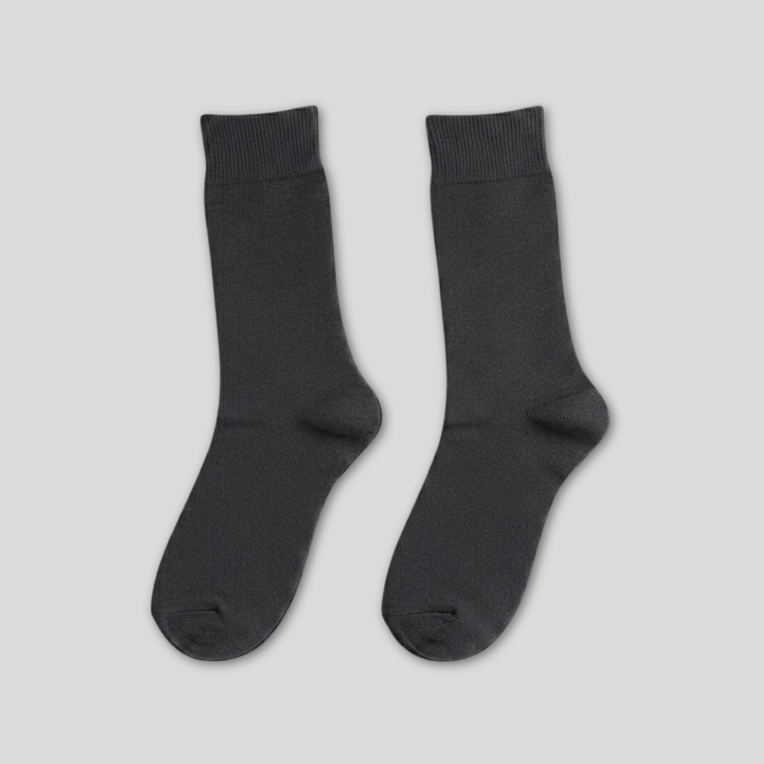 Socketta 3'lü Füme Erkek Business Modal Dikişsiz Takviyeli Ince Yazlık Soket Çorap - Premium görsel 8