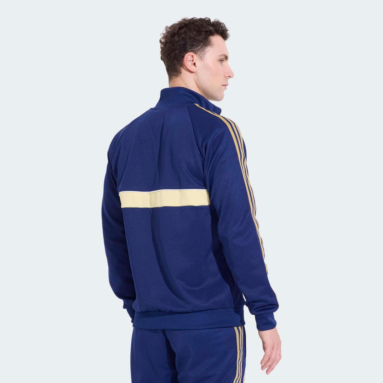 adidas HZ1020 Fen Og2 Tt Fenerbahçe Originals Erkek Mavi Eşofman Üstü görsel 2