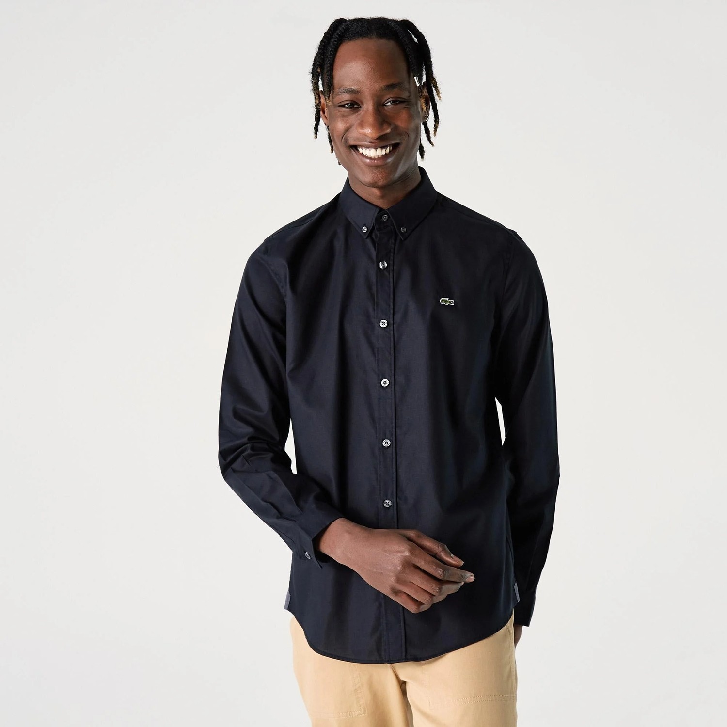 Lacoste Oxford Slim Fit Erkek Gömlek