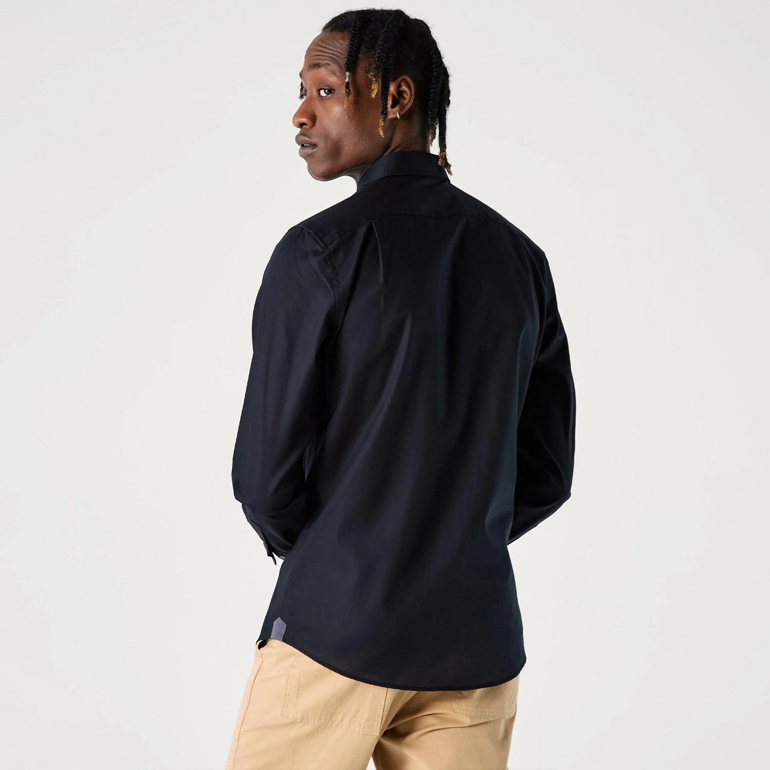 Lacoste Oxford Slim Fit Erkek Gömlek görsel 6