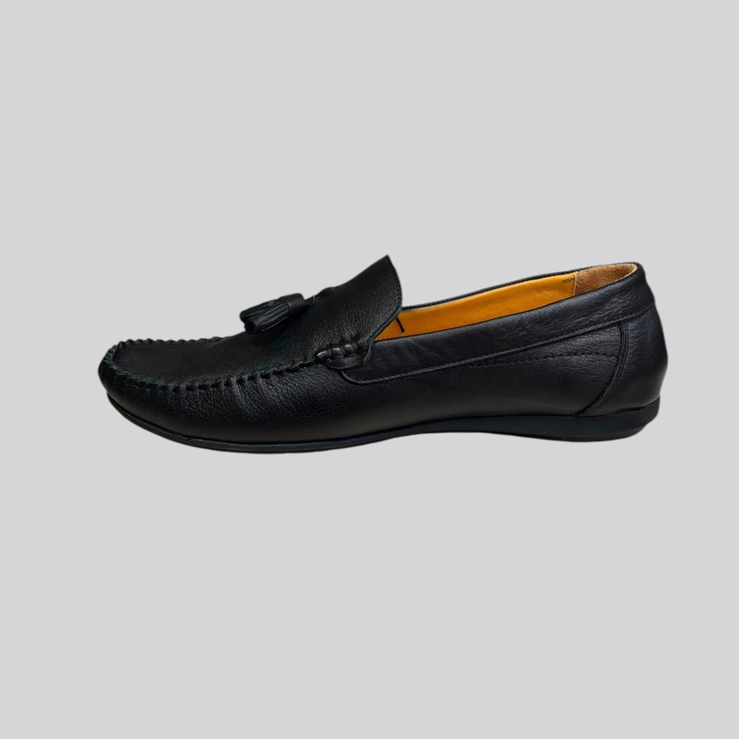 Beren Footwear 222 Erkek Hakiki Deri Oxford Ayakkabı Siyah görsel 2