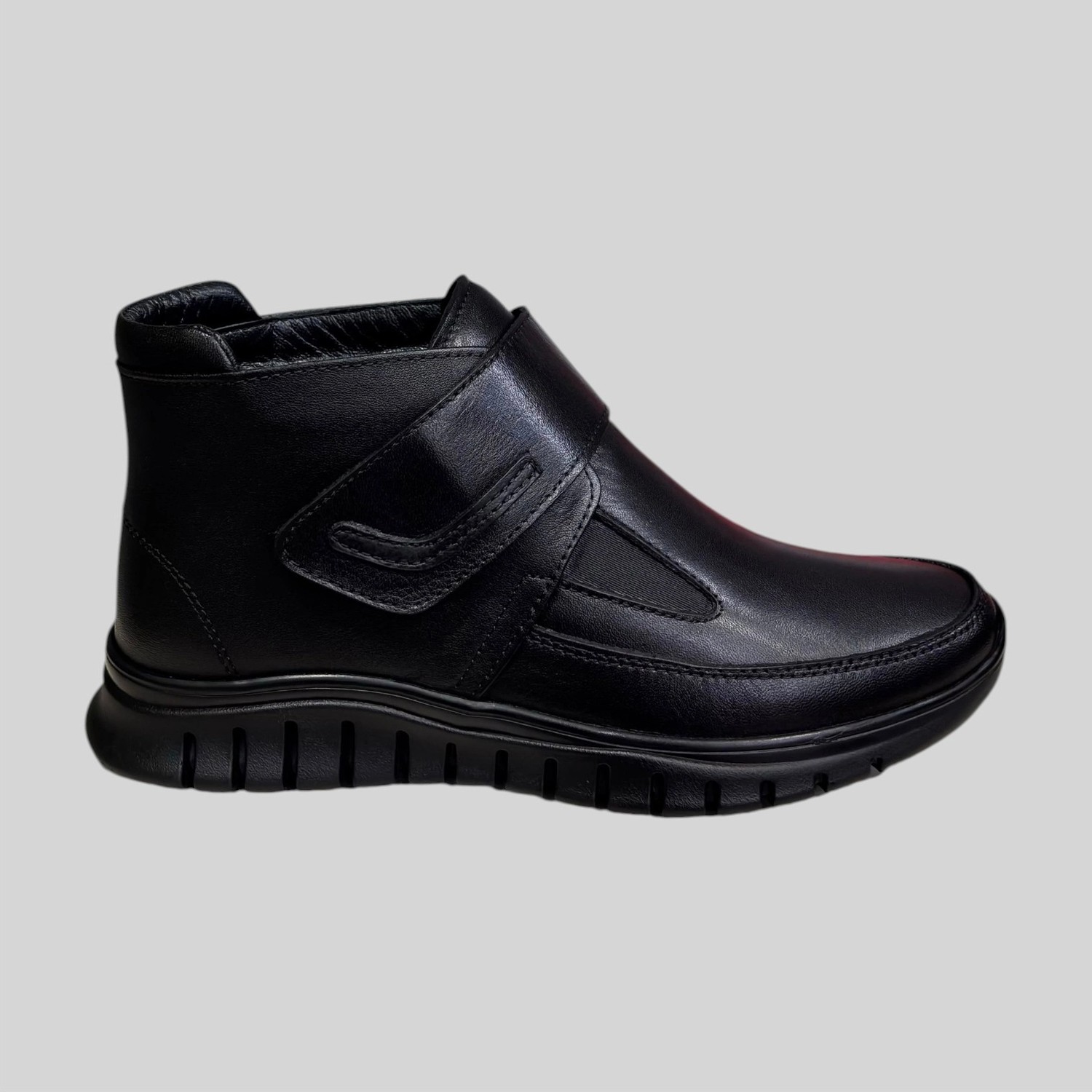 Voyager Z1144 Kadın Hakiki Deri Comfort Bot Siyah