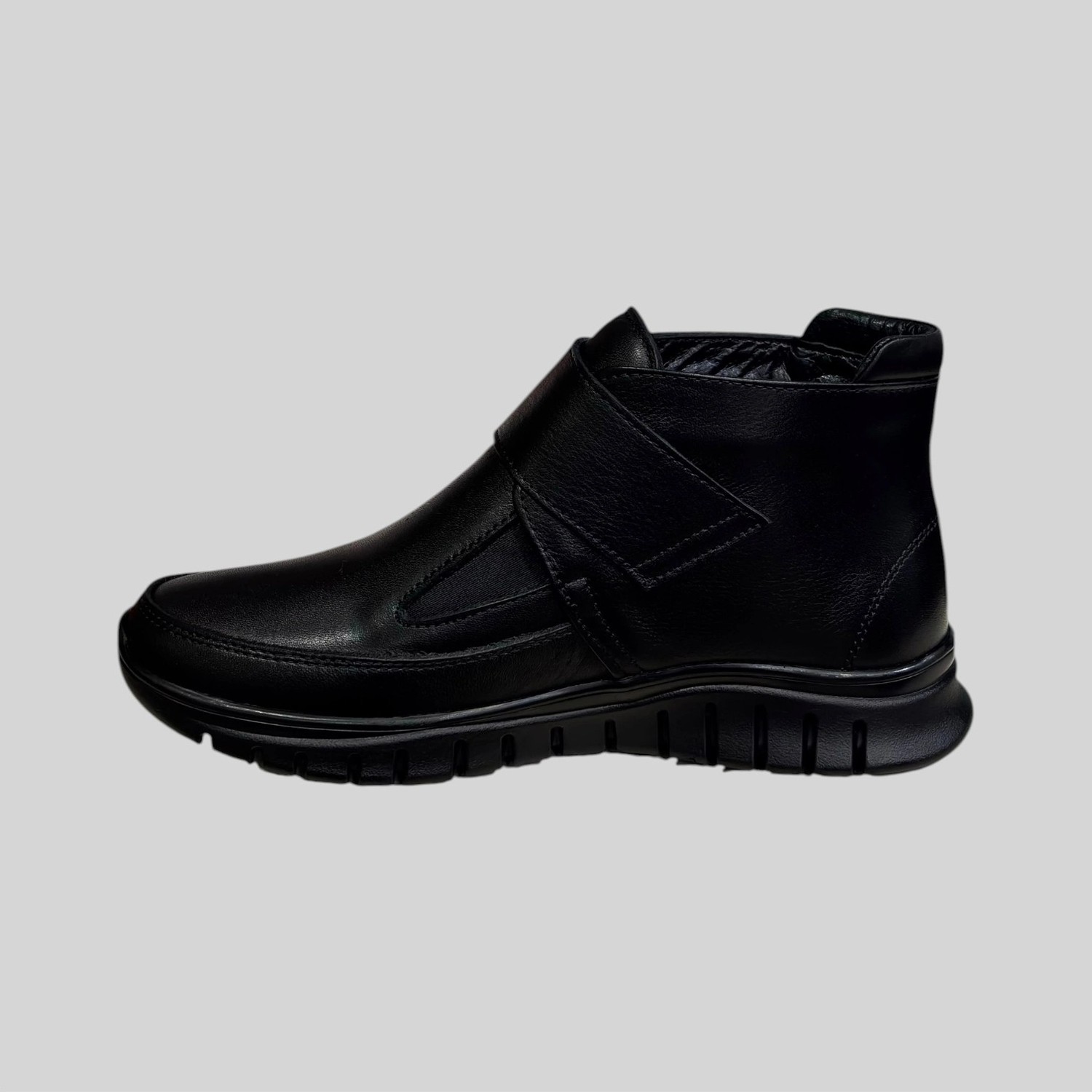 Voyager Z1144 Kadın Hakiki Deri Comfort Bot Siyah görsel 2
