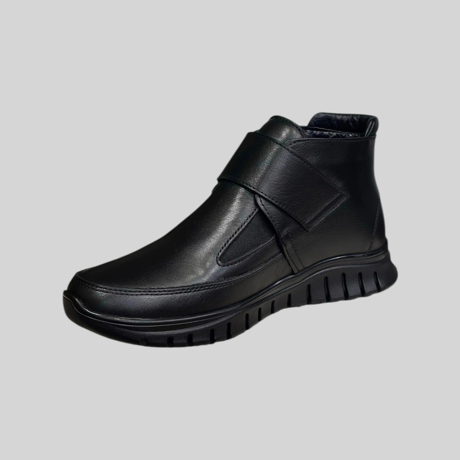 Voyager Z1144 Kadın Hakiki Deri Comfort Bot Siyah görsel 4