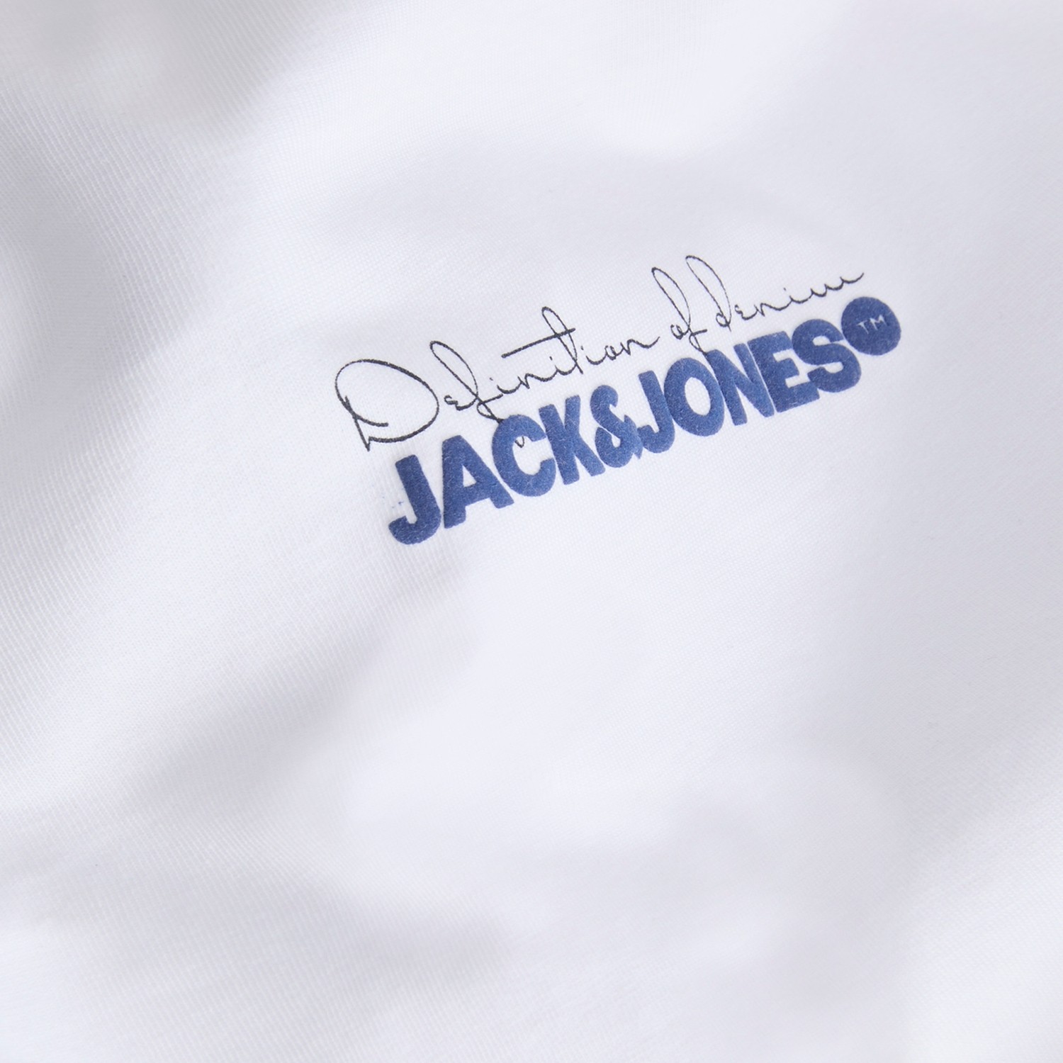 Jack & Jones Erkek Gögüs Baskili Bisiklet Yaka Tisört - Kendrick