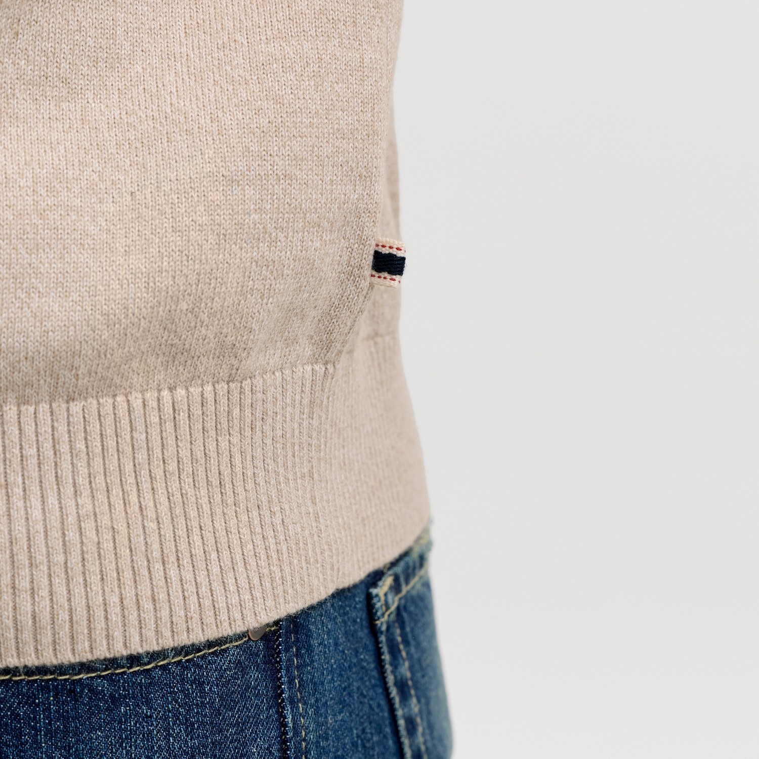 Jack & Jones Erkek Regular Fit Polo Yaka Triko Kazak - Basic görsel 3
