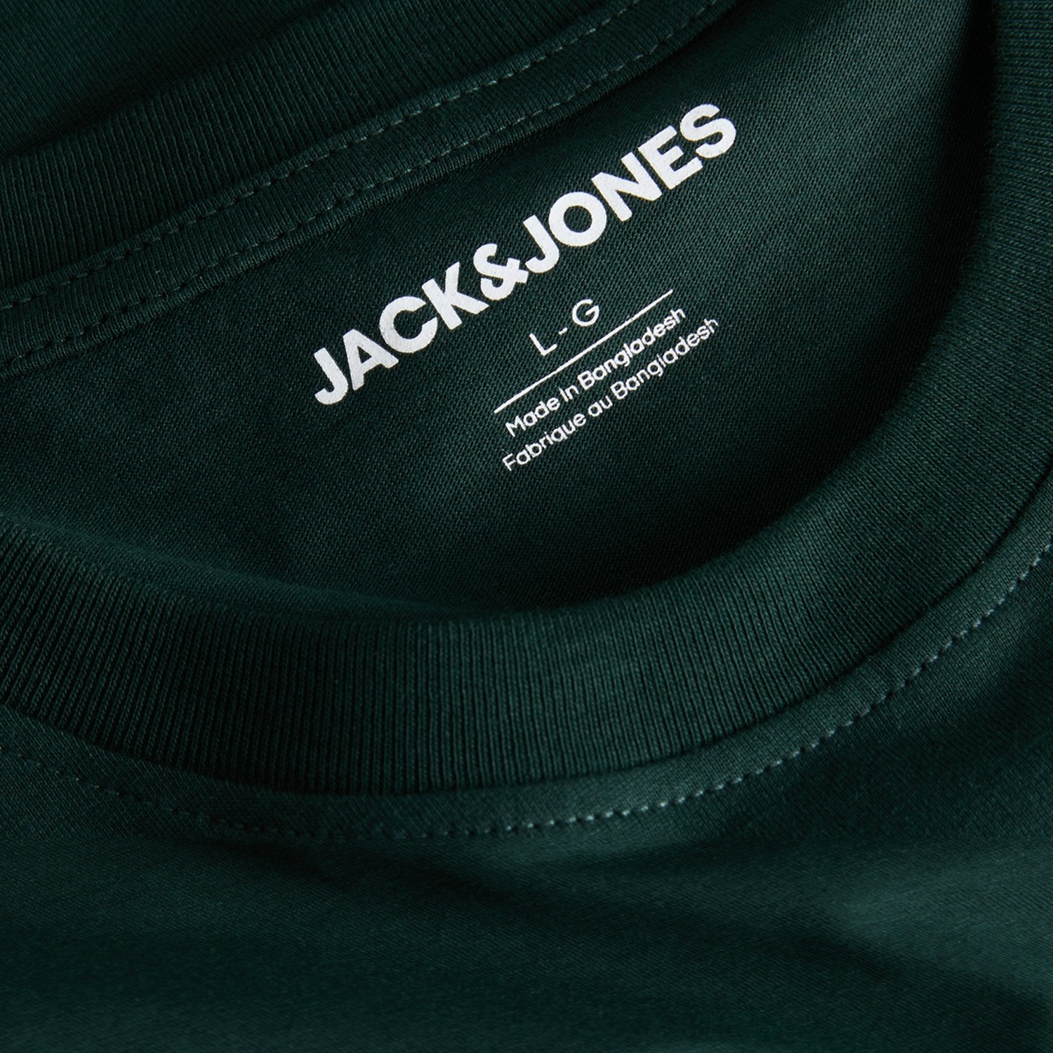 Jack & Jones Erkek Gögüs Baskili Bisiklet Yaka Tisört - Kendrick