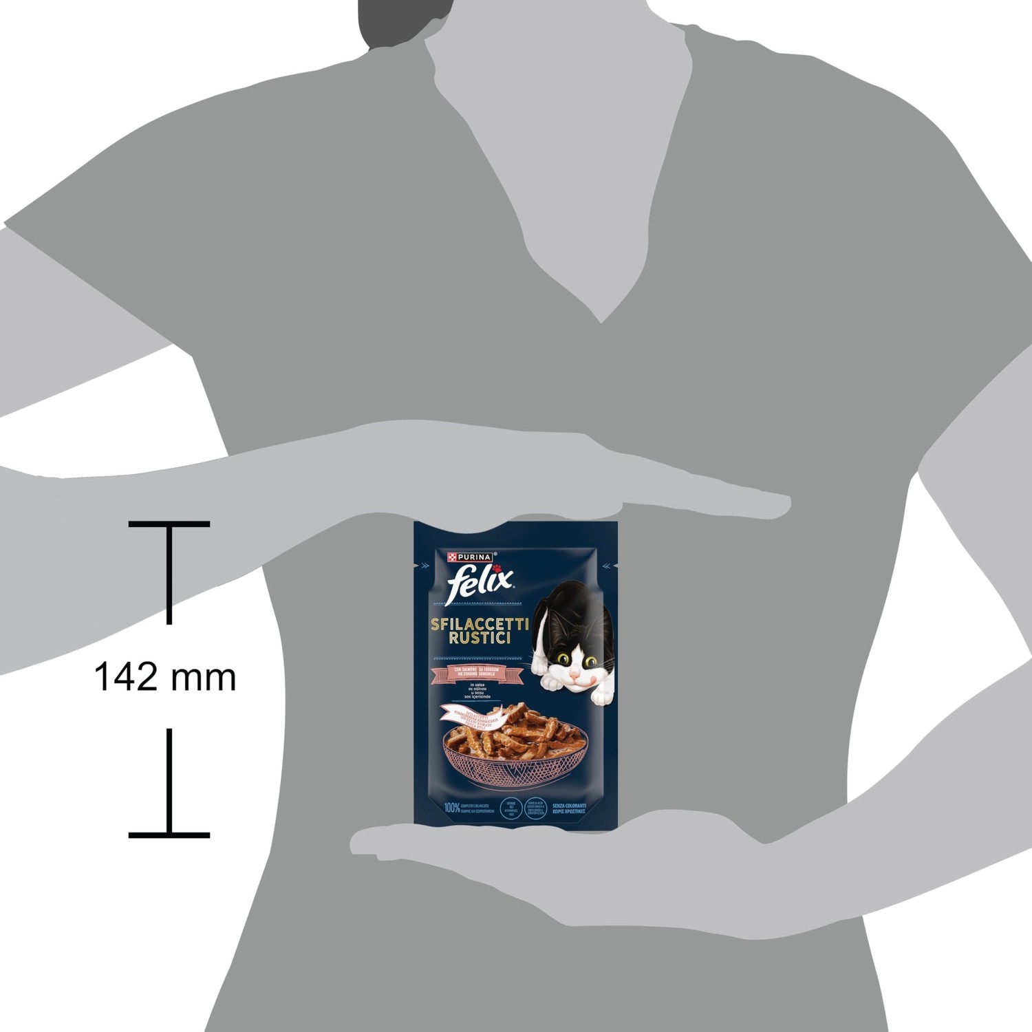 Aesco Felix Tasty Shreds Somonlu (26 x 80 Gr) görsel 5