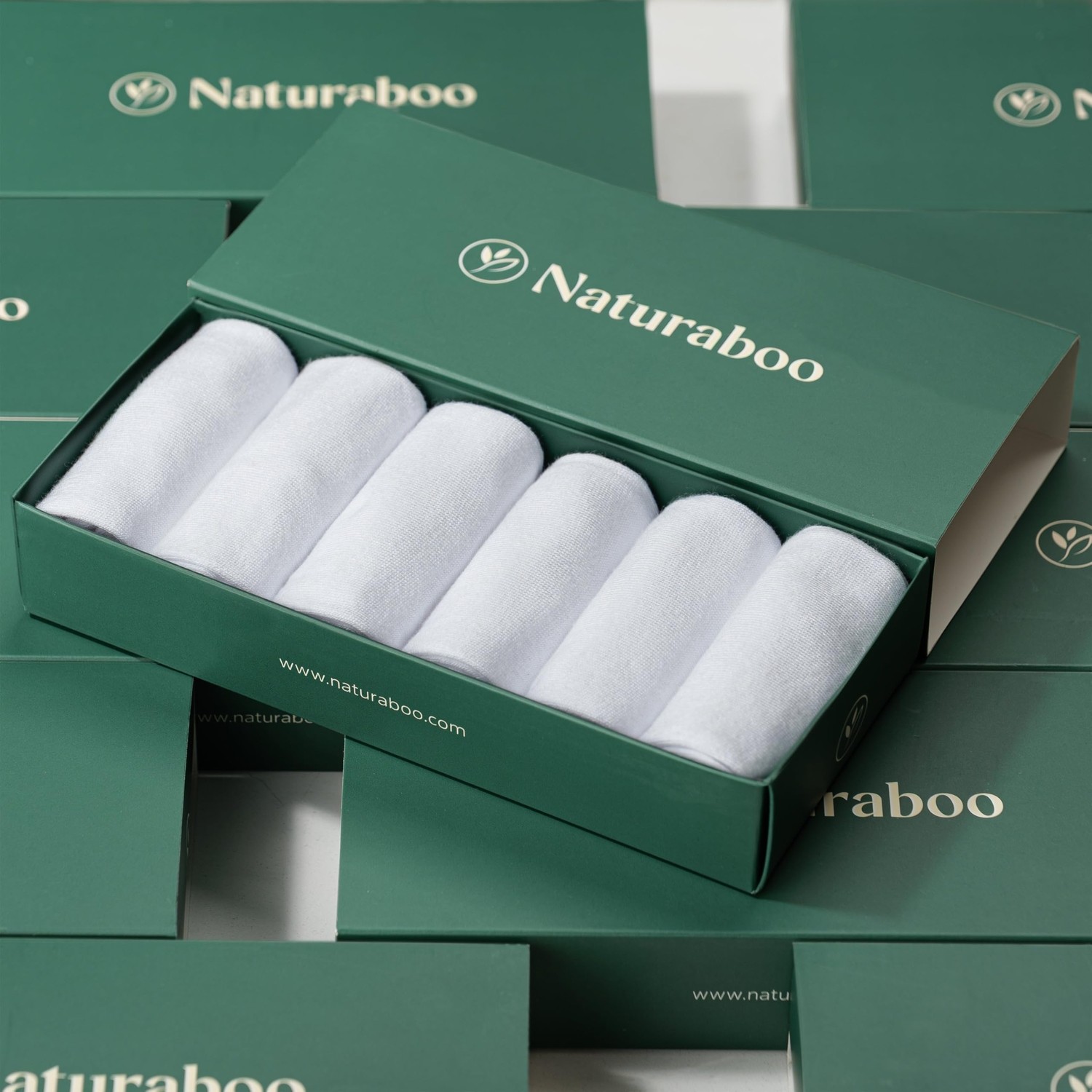 Die Grup Naturaboo Bambu No Show Görünmez Çorap, Terletmez, Kaymayı Önleyen Özel Topuk Dikişi, Dikişsiz ve Nefes Alabilir, 6 Çift Paket (Beyaz (6’lı), 36-39) görsel 3