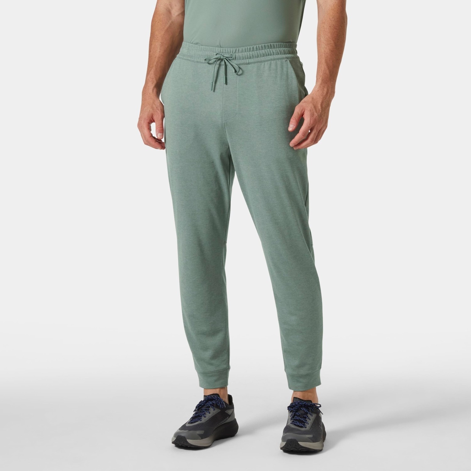 Die Grup Helly-Hansen Lıfa Tech Lite Jogger 2.0 Erkek Pantolonu - Hafif, Nefes Alabilir, Nem Çeken, Atletik Kesim, 485 Gri Kaktüs, M görsel 2