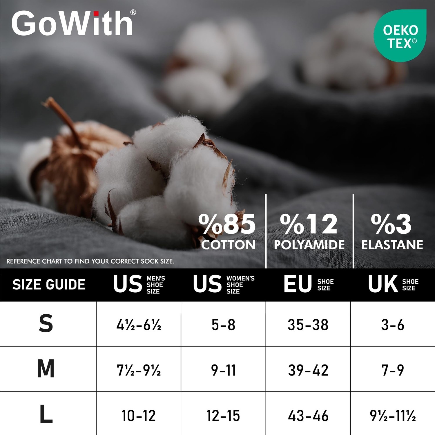 Die Grup Gowith 6'lı-12'li Premium Penye Pamuk Sade Desensiz Esnek Ayak Bileği Boyu Aktivite Koşu Yürüyüş Egzersiz Spor Çorap Erkek Kadın Patik 3009 görsel 4