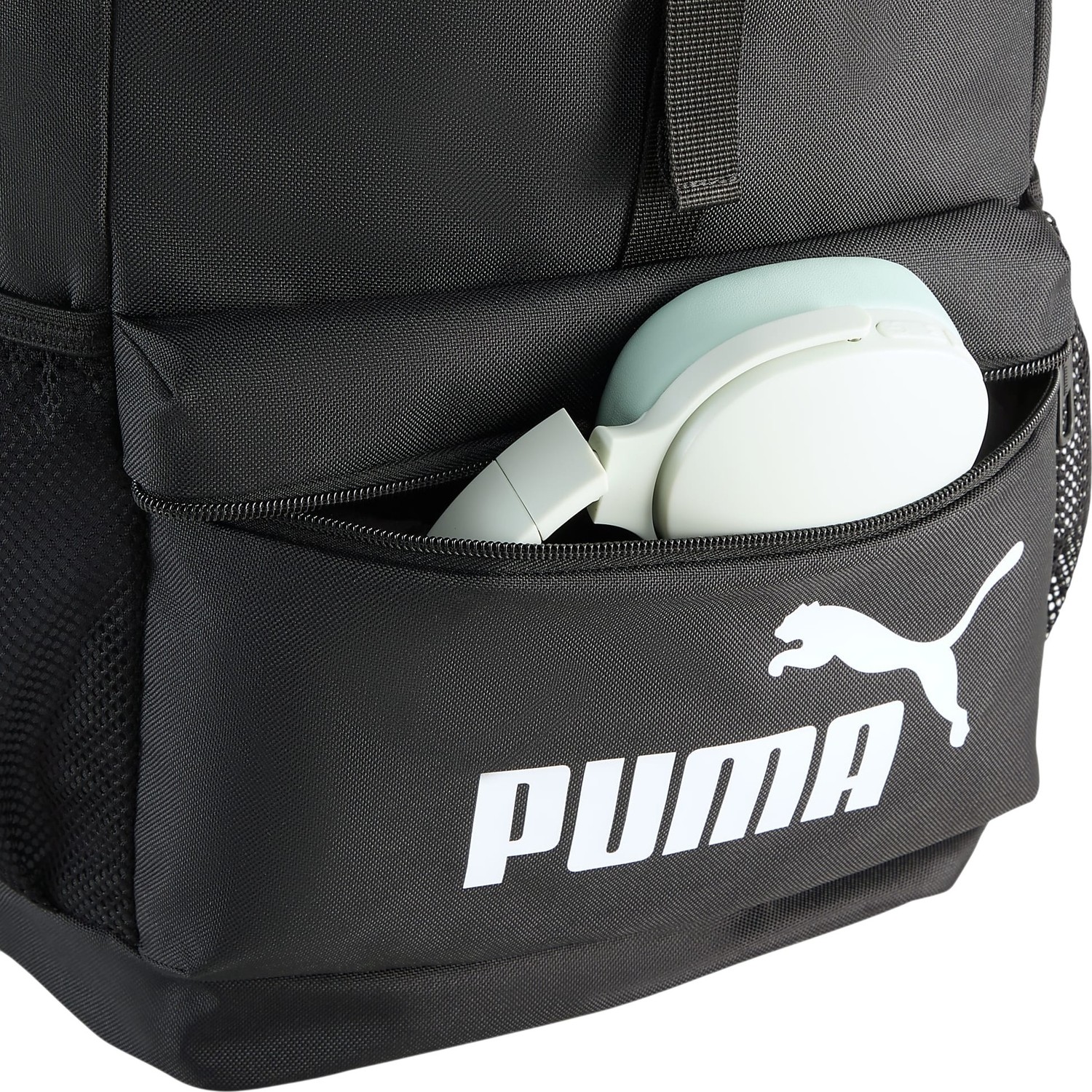 Puma Phase Hooded Backpack Siyah Unisex Sırt Çantası görsel 4