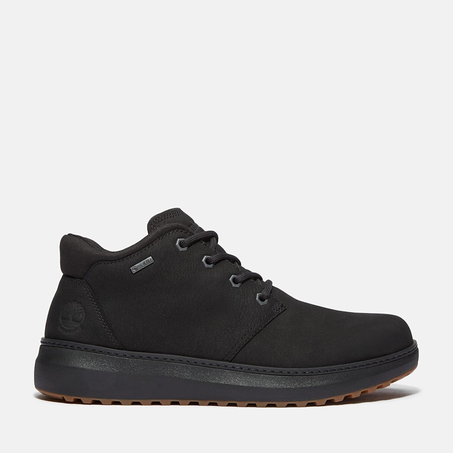 Timberland Hudson Road Mid Lace Up Gtx Chukka Boot Erkek Siyah Bot TB0A6A8NW051