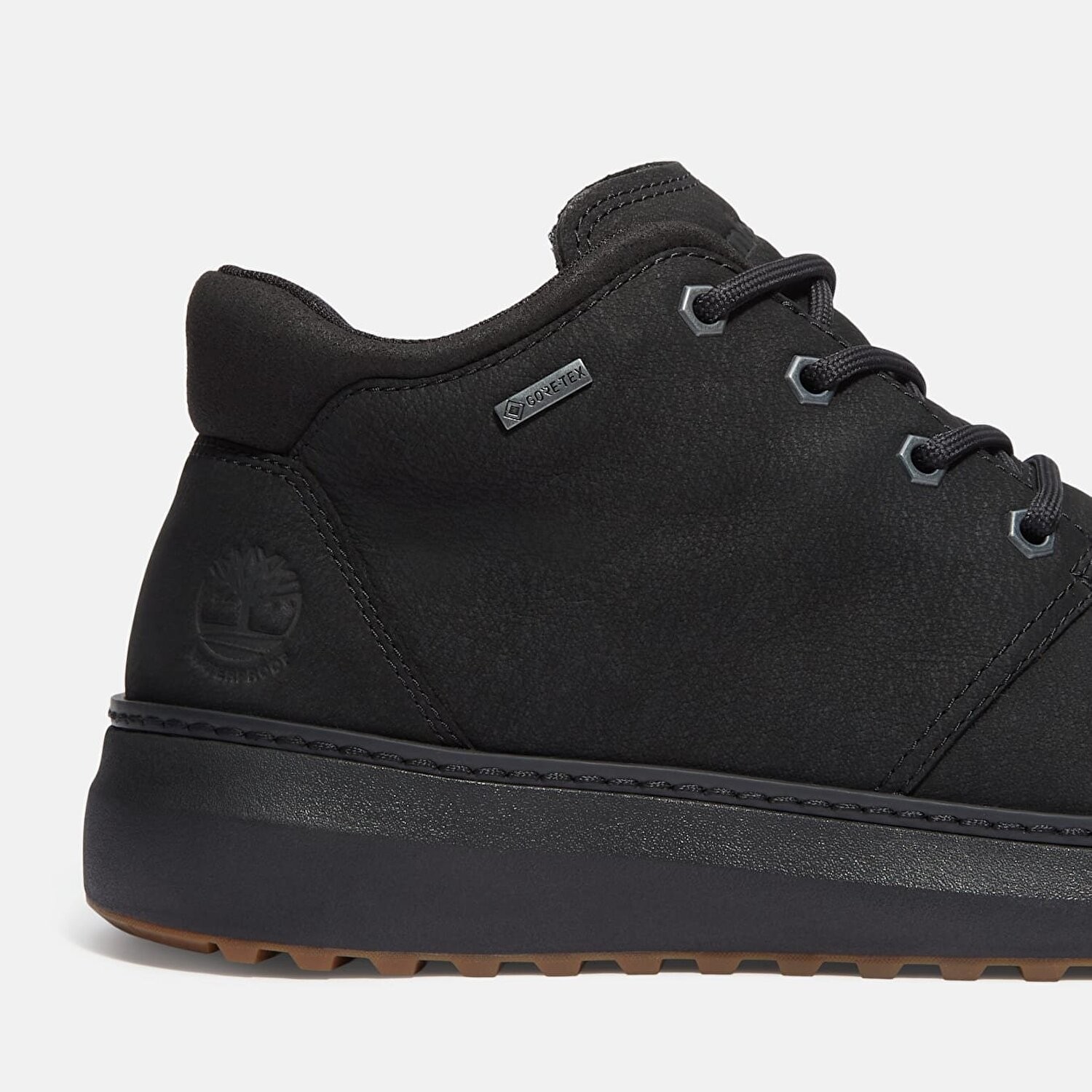 Timberland Hudson Road Mid Lace Up Gtx Chukka Boot Erkek Siyah Bot TB0A6A8NW051 görsel 4