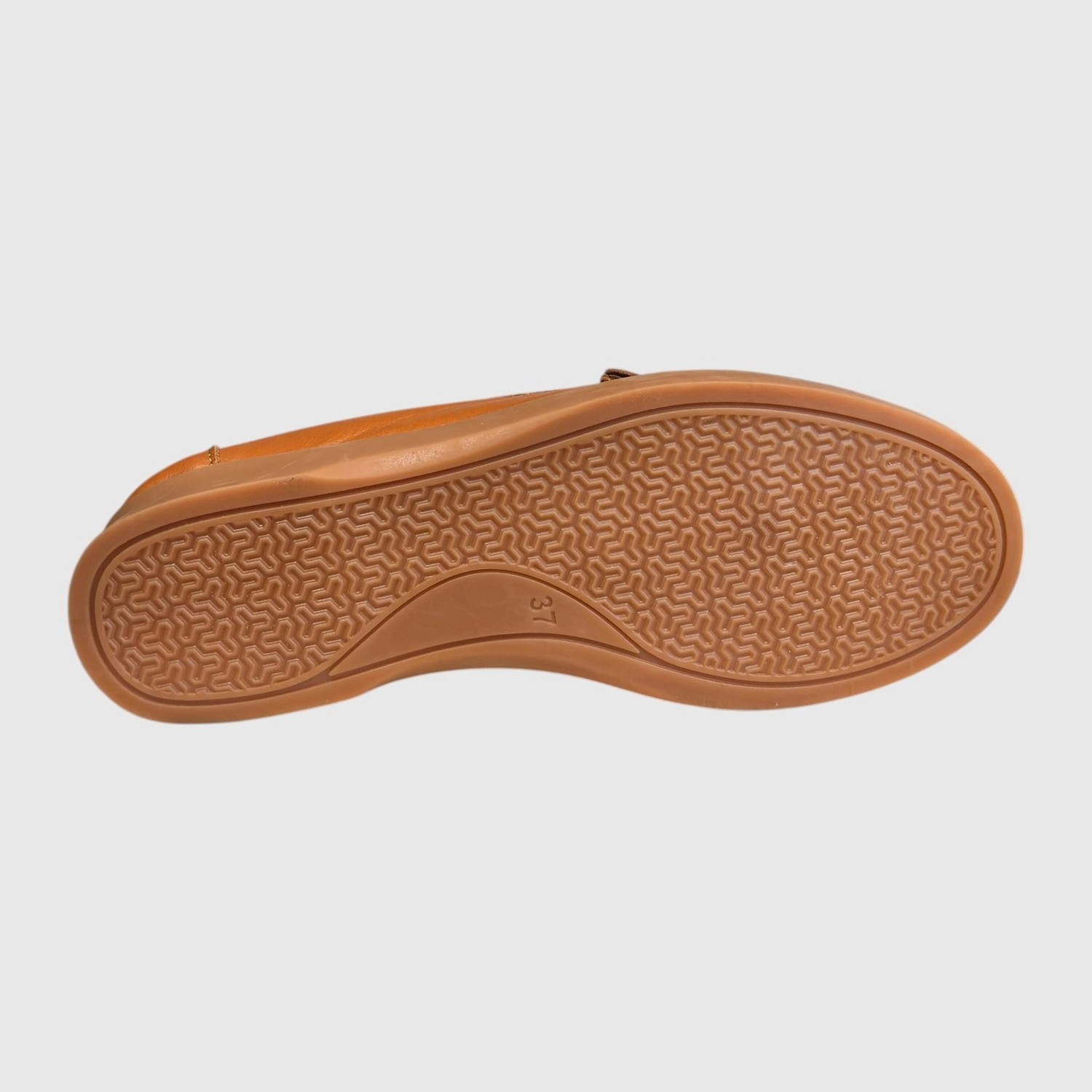 Myfit Shoes 605 Kadın Hakiki Deri Tokalı Loafer Ayakkabı Taba görsel 5