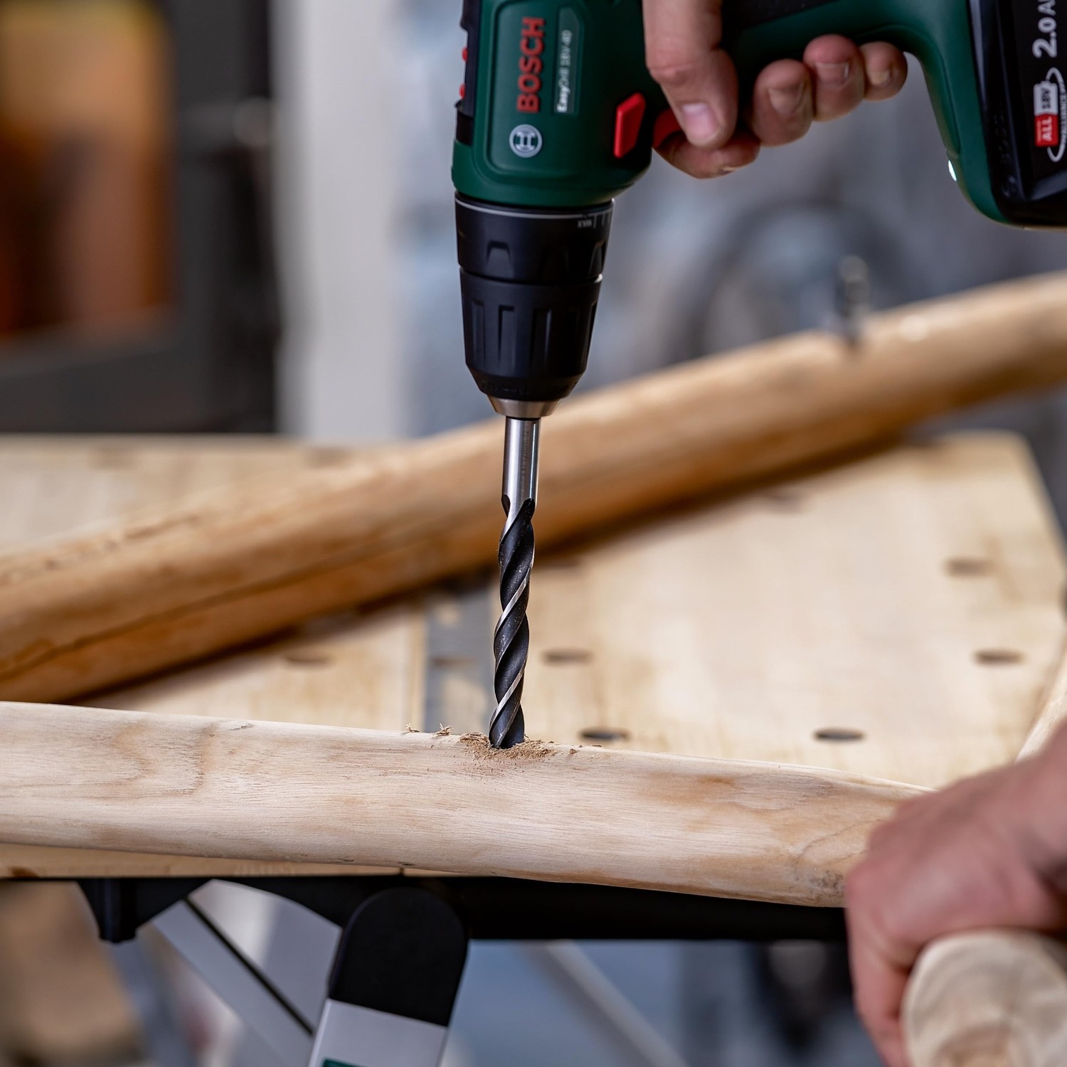 Die Grup Bosch Professional Accessories Bosch Beton Matkap Ucu ve Vidalama Seti, Yeşil, 15 Adet, Ahşap Delme Ucu: 4/6/8, Beton Delme Ucu: 5/6/8, Uzun Ömürlü Kullanım görsel 4