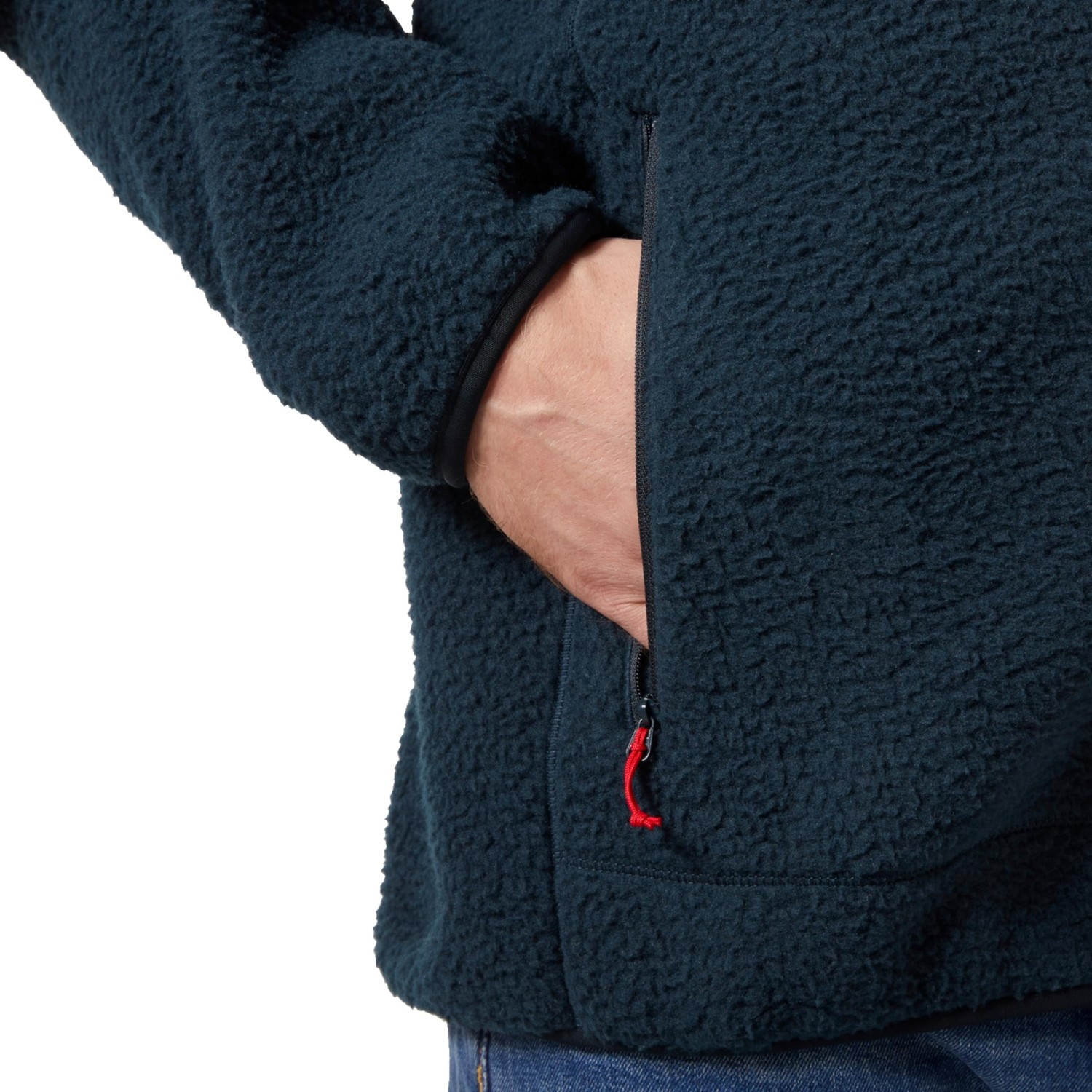 Die Grup Helly Hansen Panorama Pıle Block Erkek Polar Mont HHA.49460 HHA.598 Navy-Xl, Navy, L görsel 5