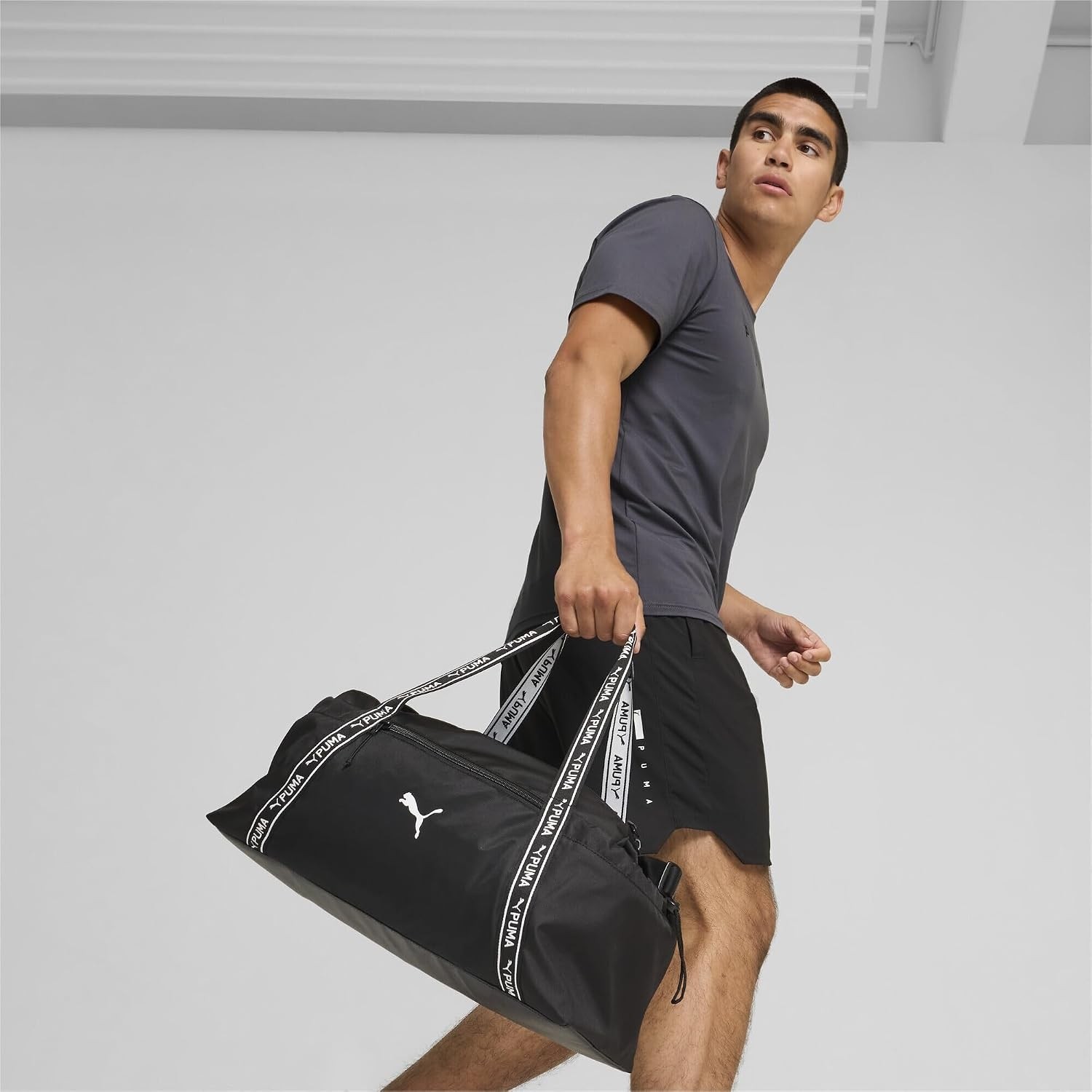 Happy Trend Puma At Ess Sports Bag Kadın Çanta Puma Black Tek Beden görsel 3