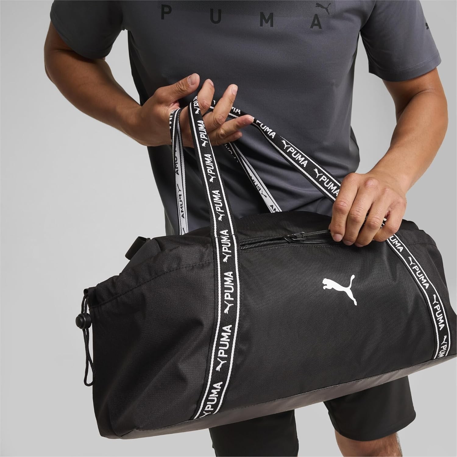 Happy Trend Puma At Ess Sports Bag Kadın Çanta Puma Black Tek Beden görsel 4