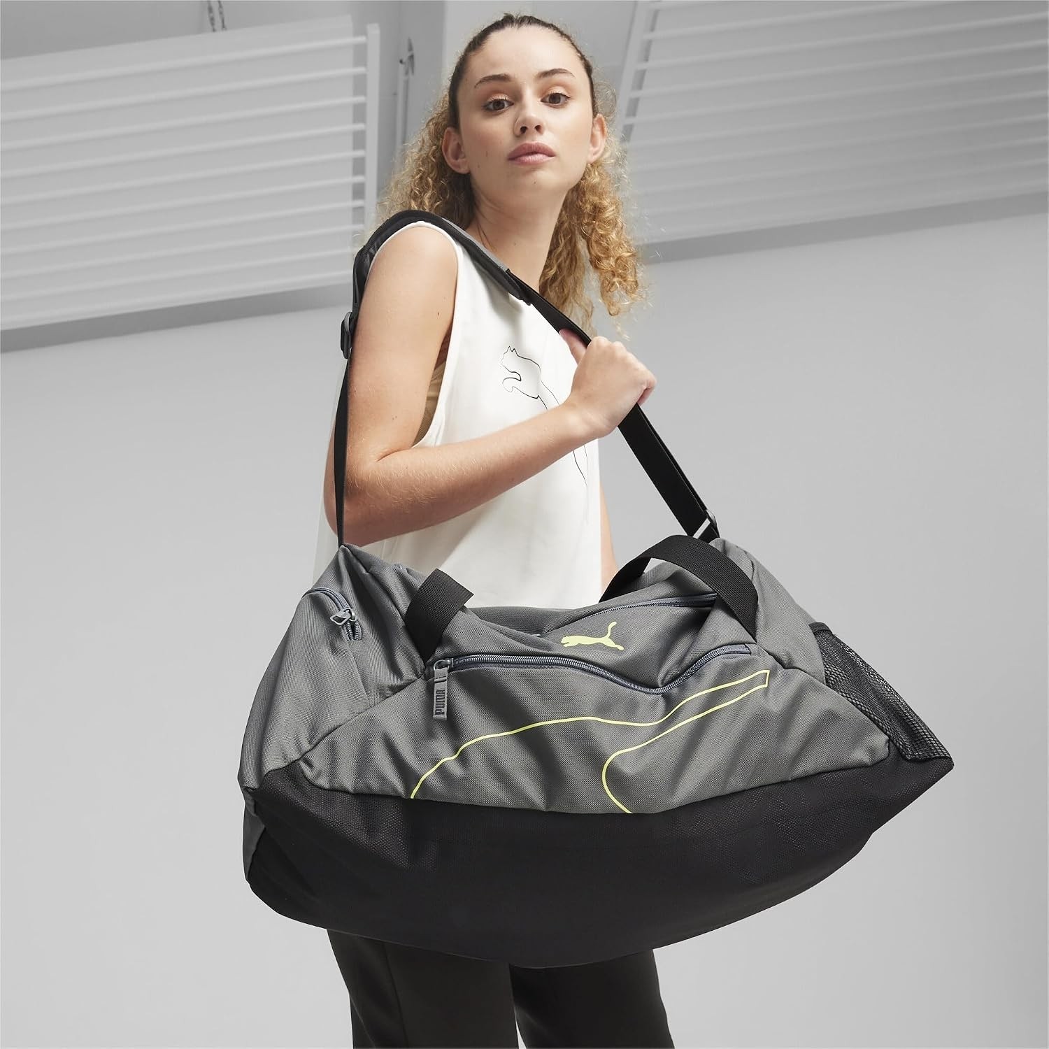 Happy Trend Puma Fundamentals Sports Bag M, Spor Çantası, görsel 3